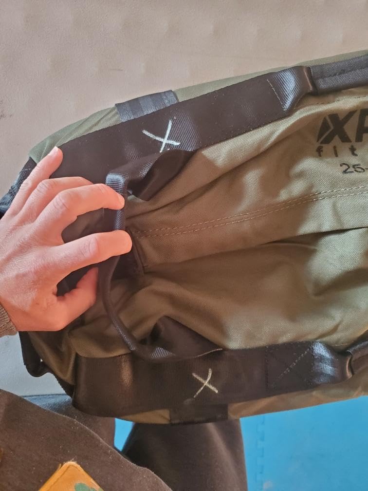 XPRT Fitness Workout Sandbag for Heavy Duty Workout Cross Training 7 Multi-positional Handles - Color Army Green/Black/Camo customer photo 1