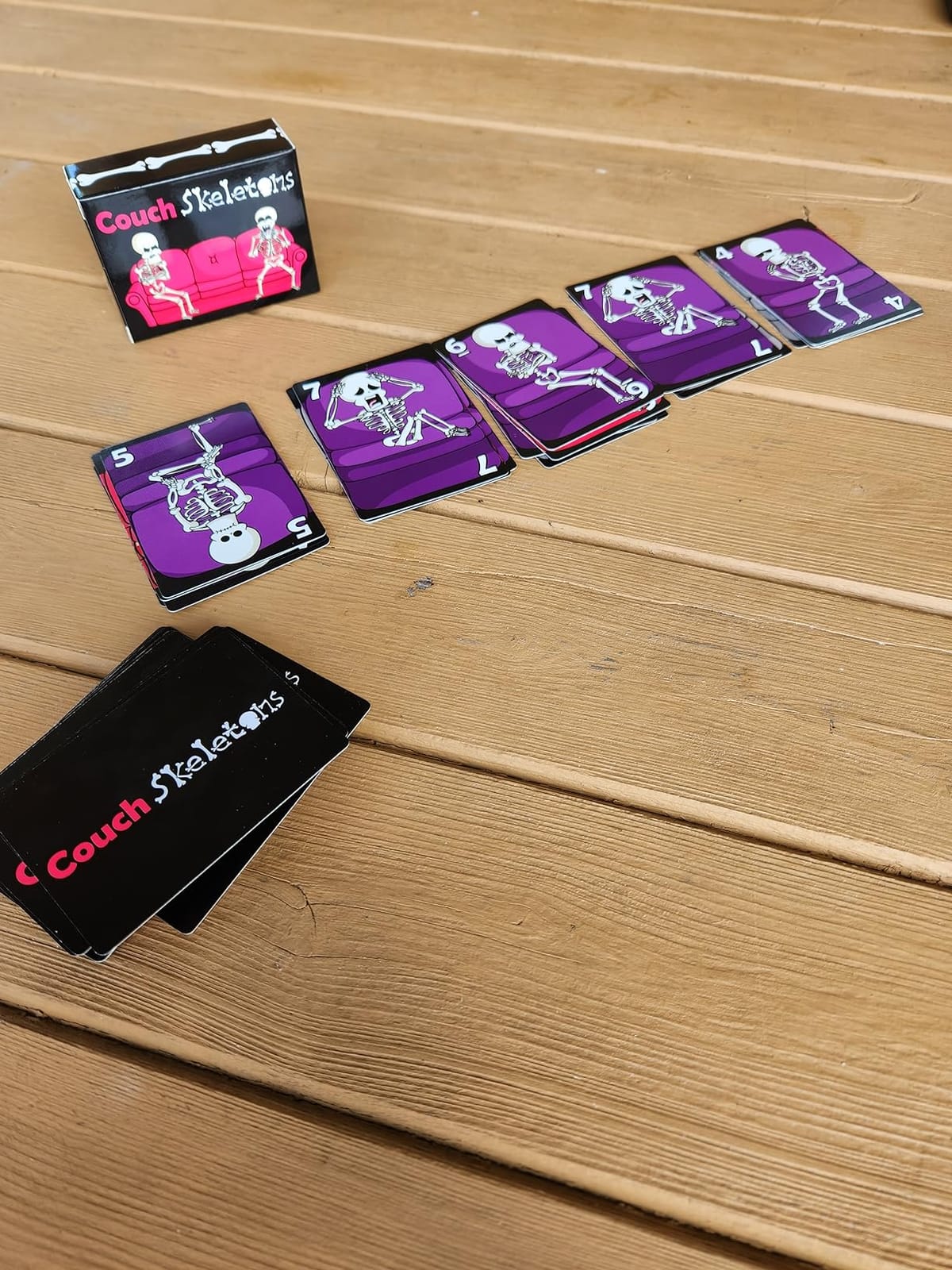 Couch Skeletons Card Game - Quick and Easy 2 Player Game by The Dusty Top Hat customer photo 2