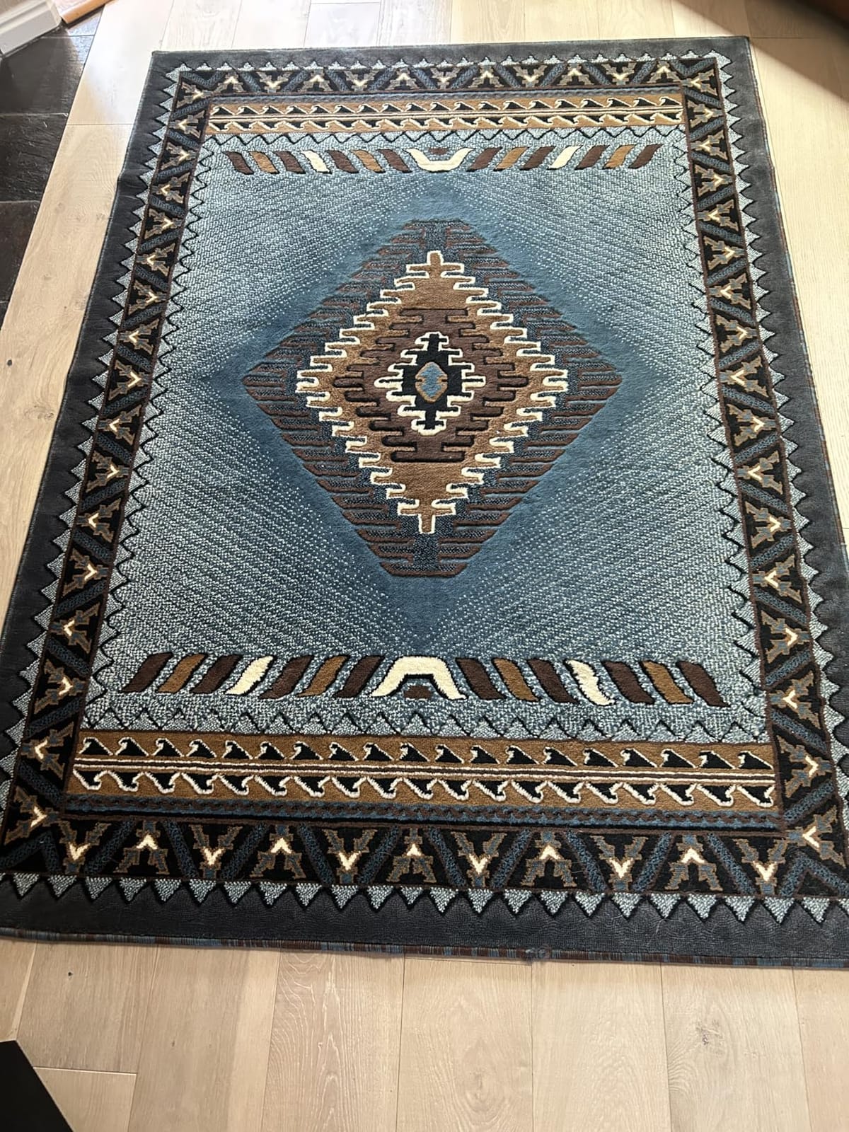 Well Woven Tulsa Lea Crimson Traditional Southwestern Tribal 7'10