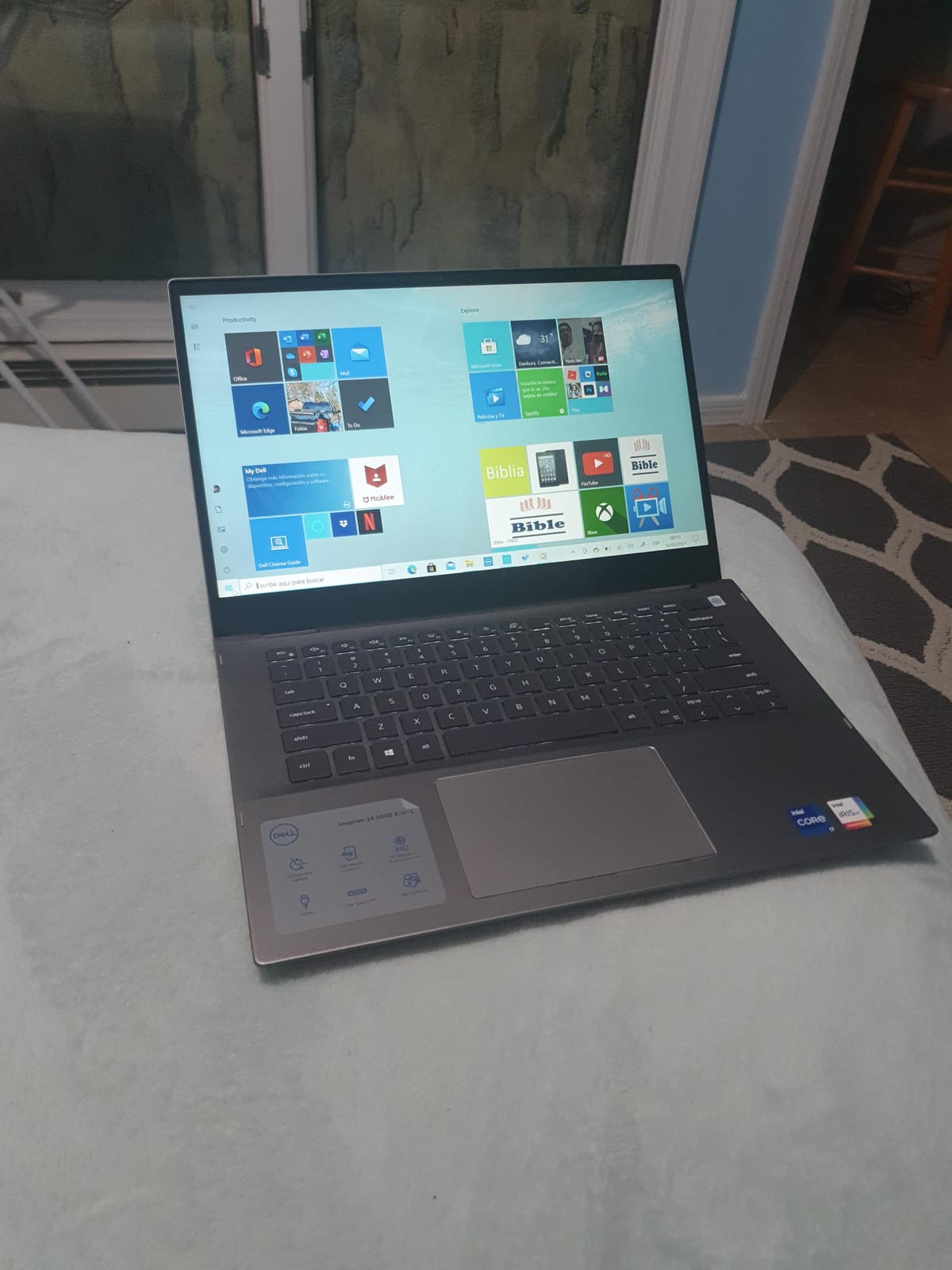 Dell Inspiron 14 5406 2 in 1 Convertible Laptop, 14-inch FHD Touchscreen Laptop - Intel Core i7-1165G7, 12GB 3200MHz DDR4 RAM, 512GB SSD, Iris Xe Graphics, Windows 10 Home - Titan Grey customer photo 2