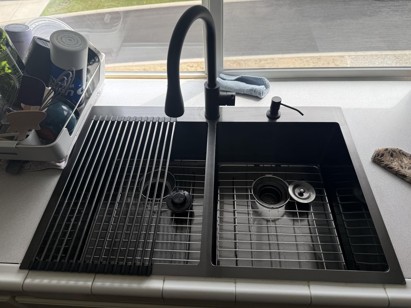 SHACO 15x20 Inch Drop In Bar Sink, Small Kitchen Sink for RV, 16 Gauge 304 Stainless Steel Topmount Handmade Wet Prep Single Bowl for Yard Office Utility Laundry with Grid & Drain customer photo 2
