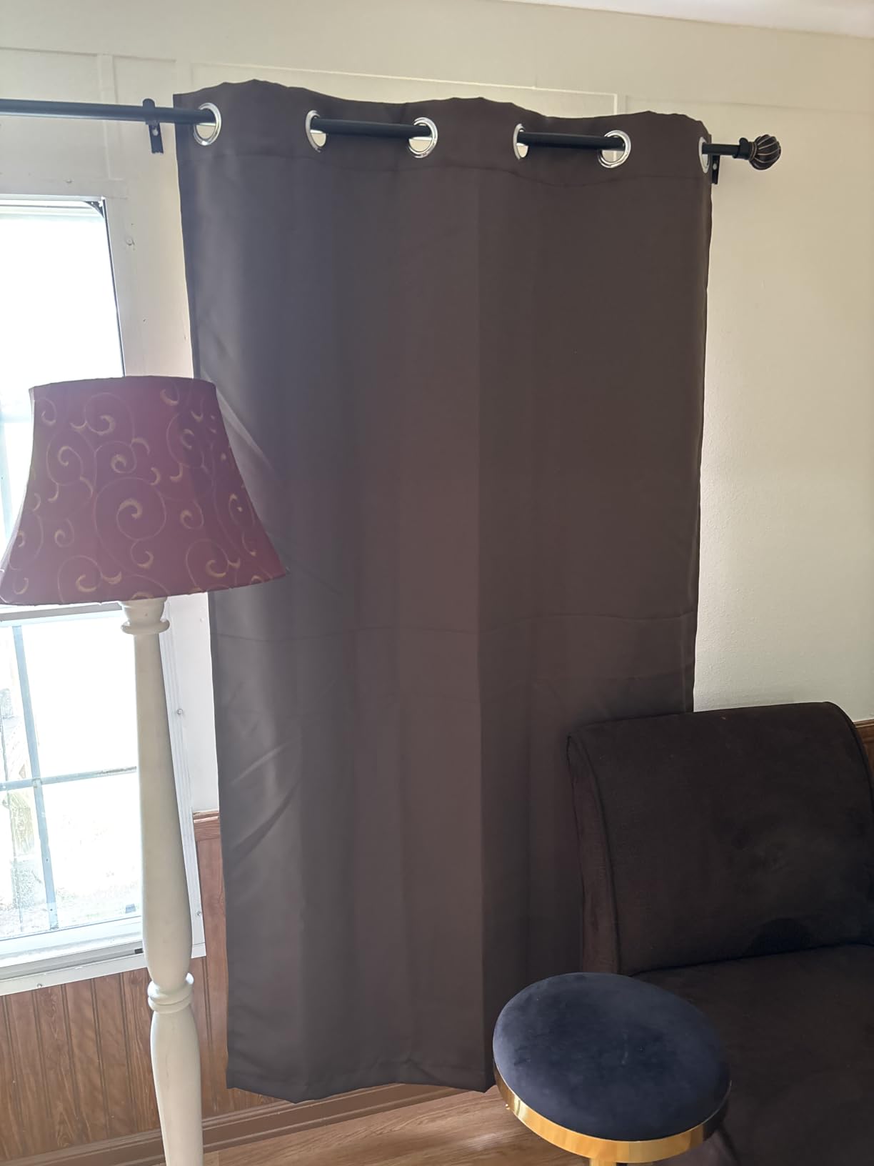 H.VERSAILTEX Blackout Curtains for Bedroom Thermal Insulated Room Darkening Living Room Curtains 63 Inch Long Grommet Privacy Protection Window Curtain Panels/Drapes for Nursery,2 Panels,Ivory/Cream customer photo 1