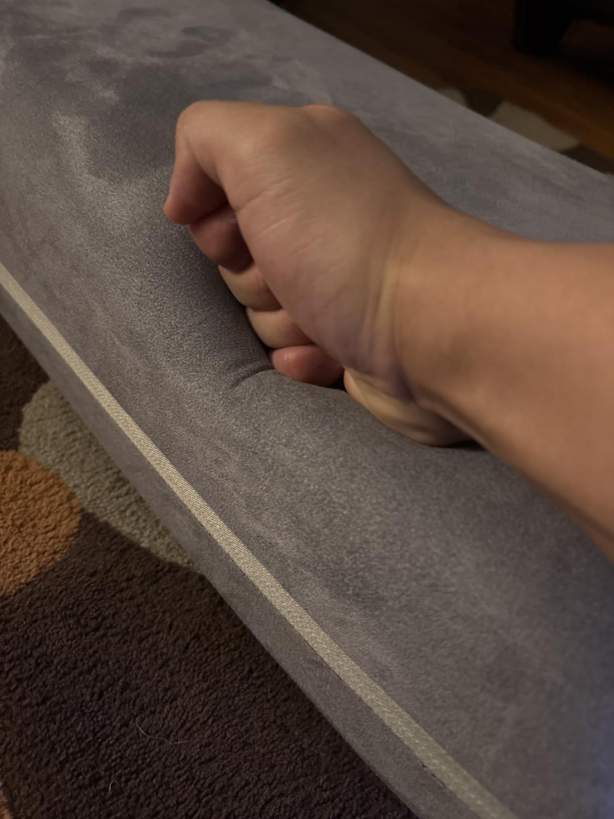 NGT new guide steps Yoga Bolster Pillow for Meditation and Support - Rectangular Yoga Cushion Foam Wedges Washable Suede Pillowcase for Men and Women with Carry Handles.… customer photo 1