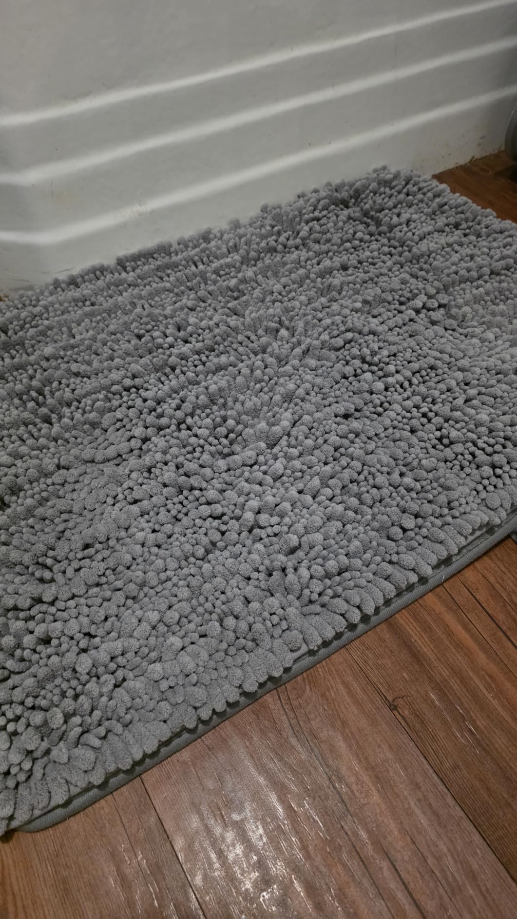 Yimobra Bathroom Rug Set 3 Piece, Super Water Absorbent Bath Mat Set, Grey customer photo 2