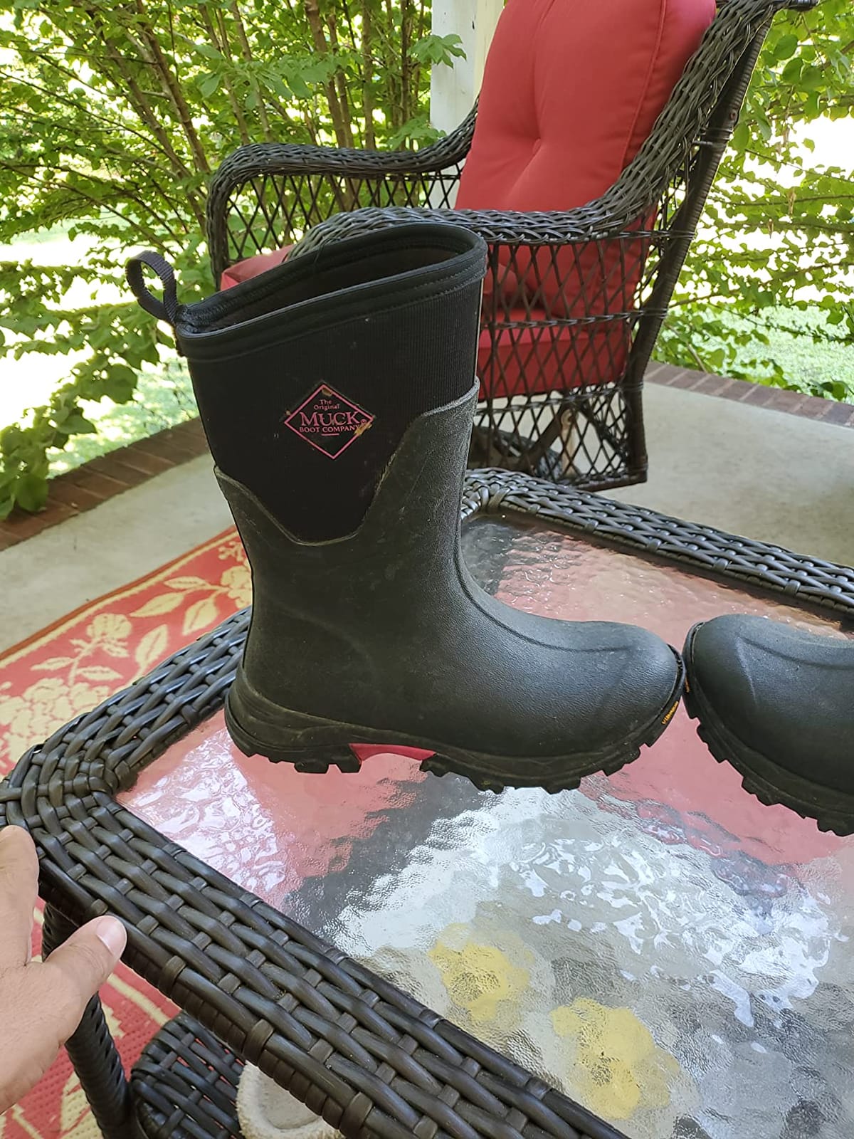 MUCK Women's Arctic Ice Mid Boot + Vibram Arctic Grip A.T. customer photo 2