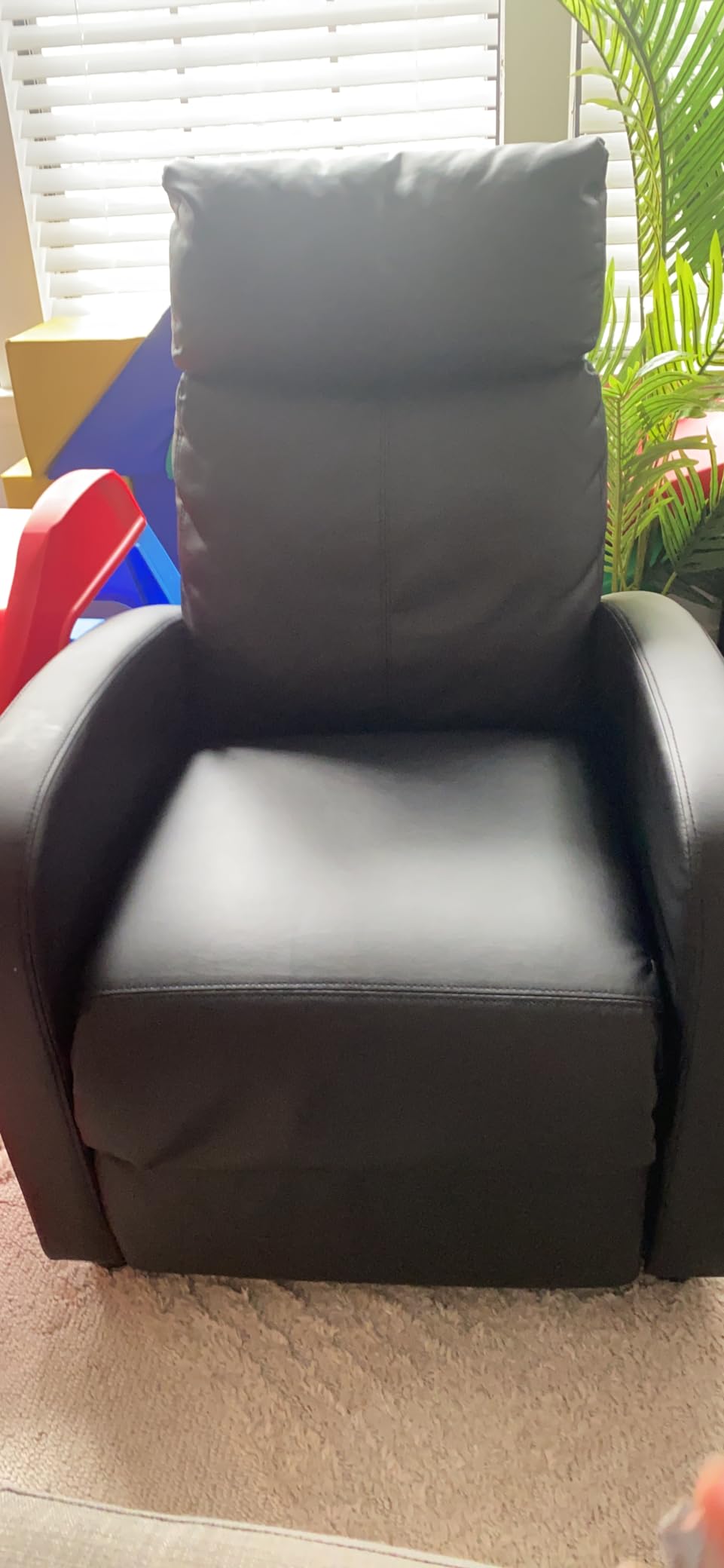 Devoko Massage Recliner Chair Reclining Sofa Pu Leather Living Room Chair customer photo 2