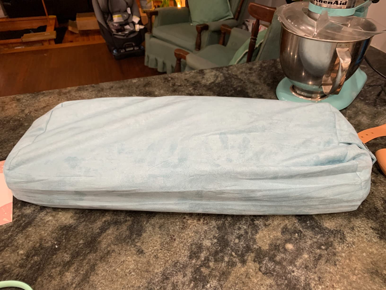 Tumaz Yoga Bolster Set, Rectangular Yoga Bolster with Washable Cover customer photo 2