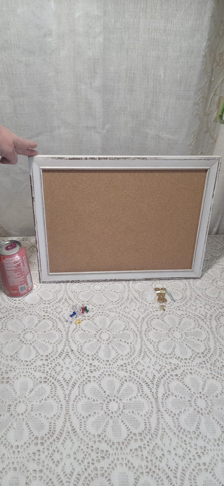 DOLLAR BOSS White Cork Board, 24