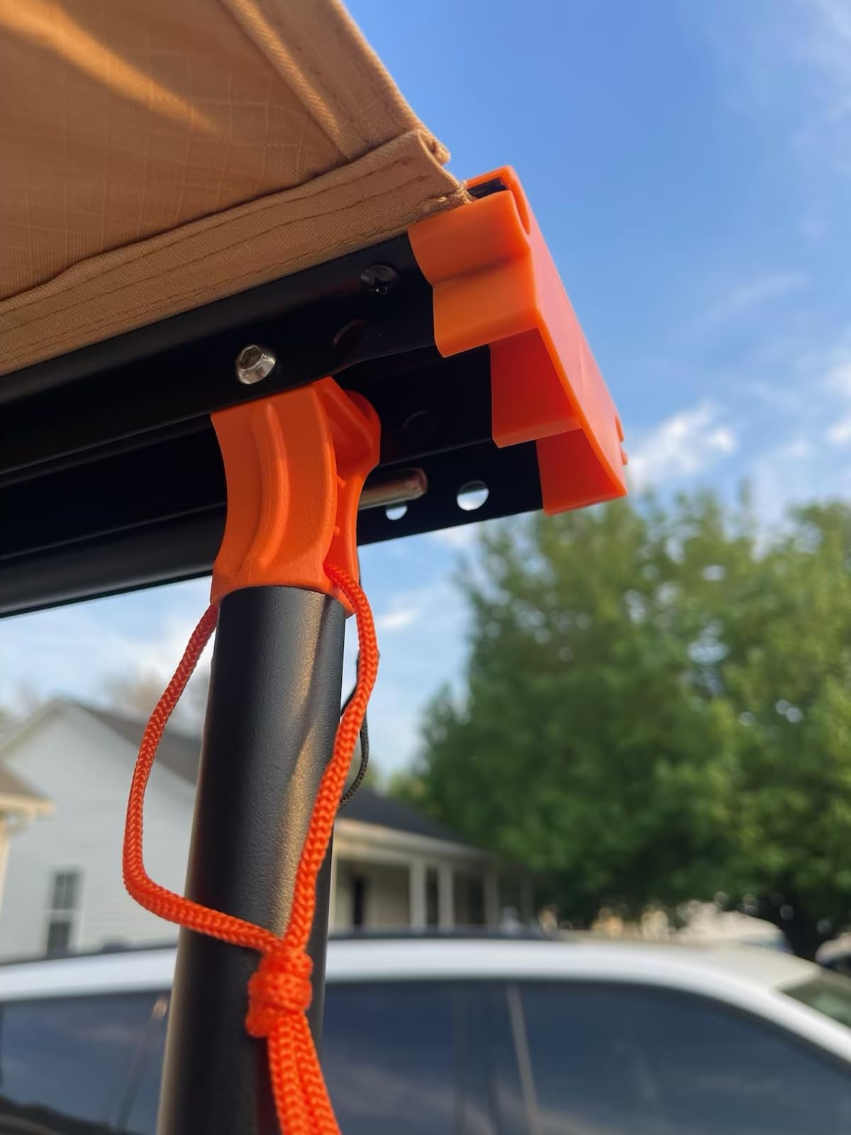 ALL-TOP Vehicle Awning 6.6'x8.2' Roof Rack Pull-Out Sun Shade UV50+, Weatherproof 4x4 Side Awning for Camping & Overland (Hardware Included) customer photo 2