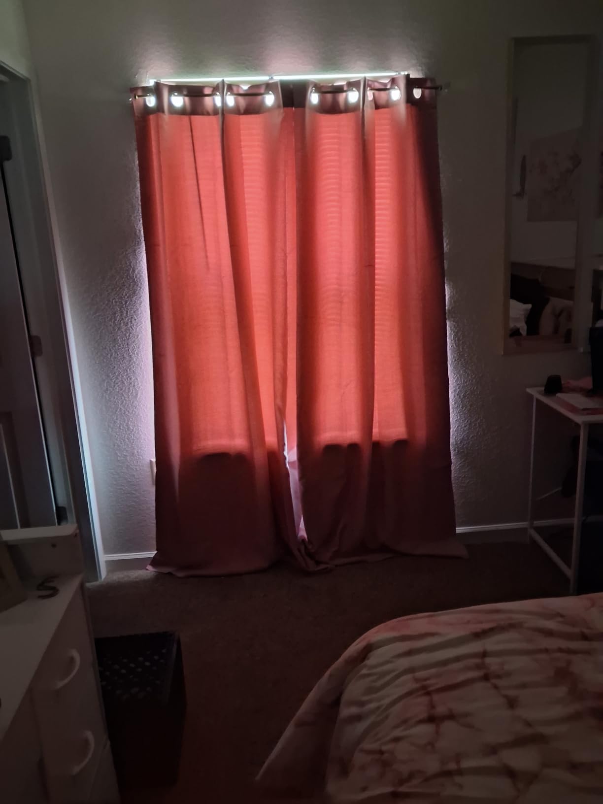 Joydeco Grey Blackout Curtains for Bedroom 84 Inch Long, Room Divider Black Out Curtains with Grommets, Thermal Insulated, Noise Reducing Room Darkening Drapes for Bedroom Living Room Window, 2 Panels customer photo 2