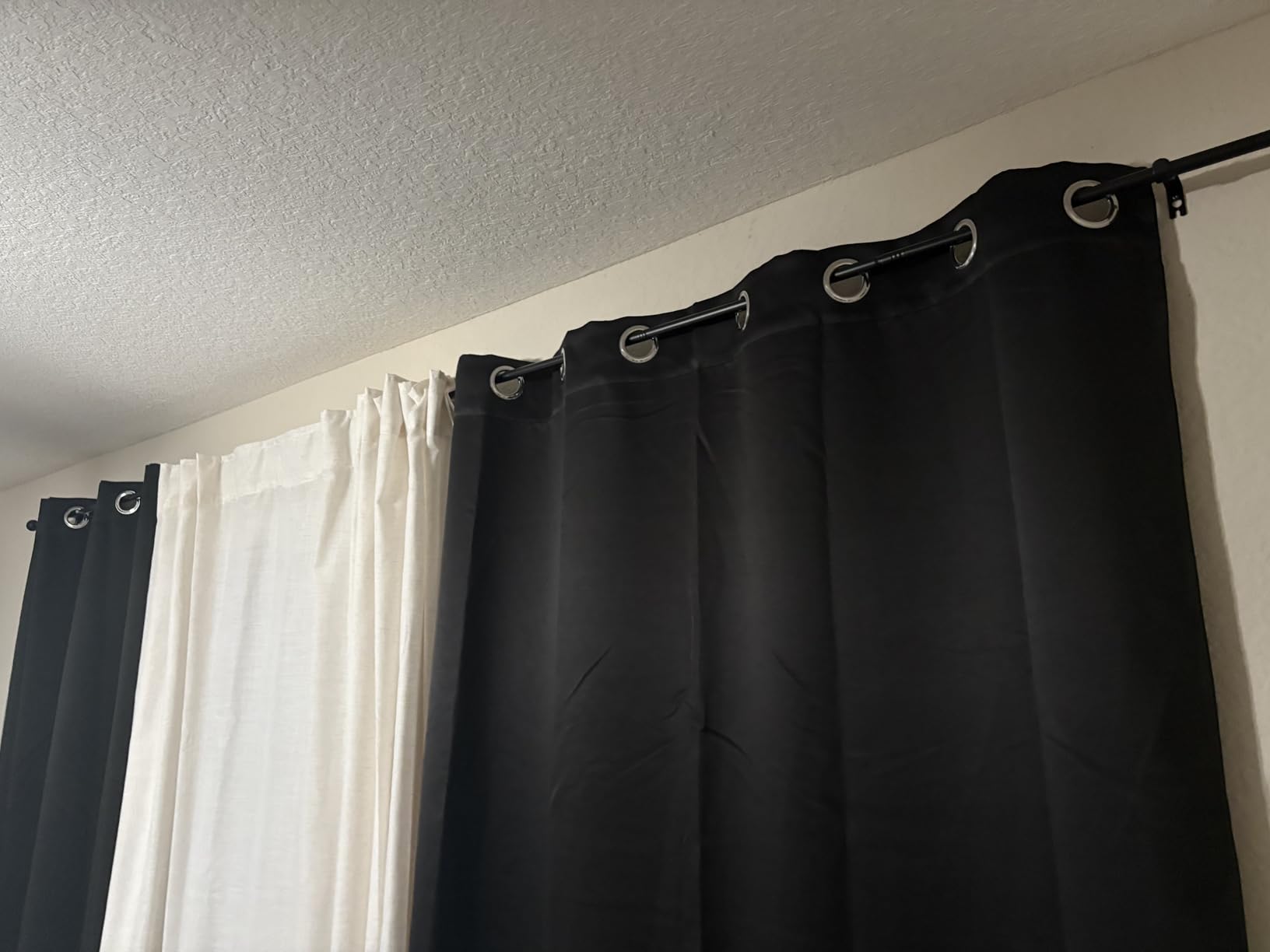 Joydeco Blackout Curtains 108 Inch Long 2 Panels, Long Black Out Curtains for Bedroom with Grommets, Thermal Insulated, Room Darkening & Noise Reducing Drapes for Living Room Windows, 52