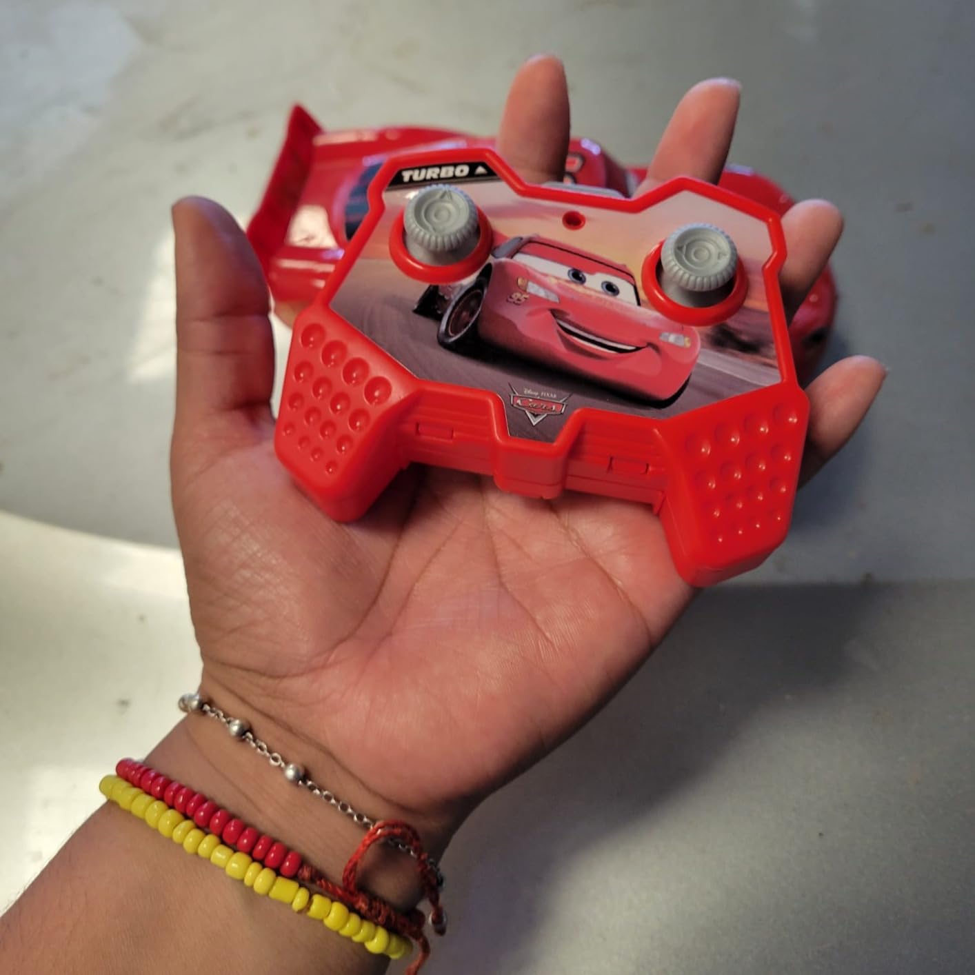 Jada Toys Pixar Cars 1:24 Lightning McQueen RC Remote Control Car 2.4 GHz Red Toys for Kids customer photo 2