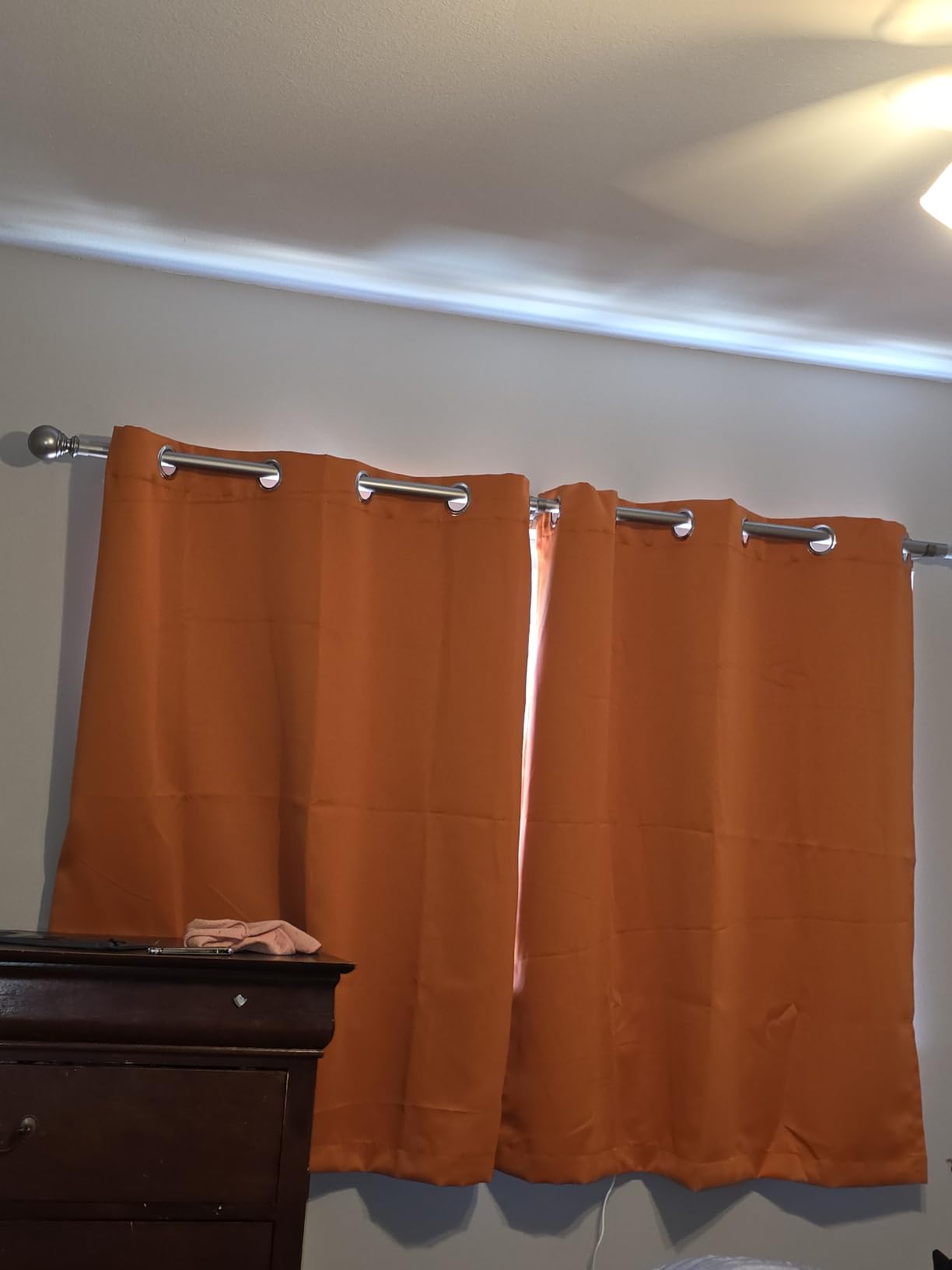 BGment White Blackout Curtains 63 Inch Long - 2 Panels customer photo 2