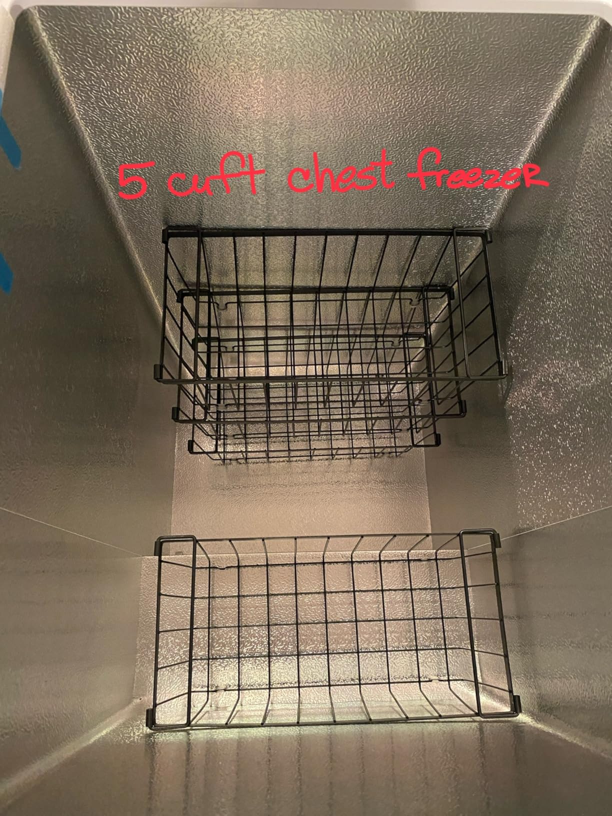 iSPECLE Freezer Organizer Bins - Small Storage Baskets for 7 Cu.Ft, 4 Pack customer photo 1