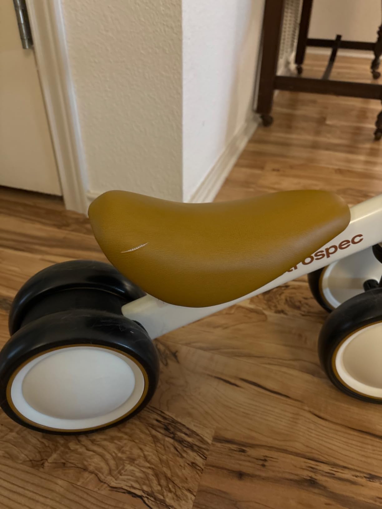 Retrospec Cricket Baby Balance Bike, 4-Wheel Ride-On Toy for Ages 12-24 Months – First Bike & Toddler Bike for 1 Year Old Boys & Girls, First Birthday Gift customer photo 2