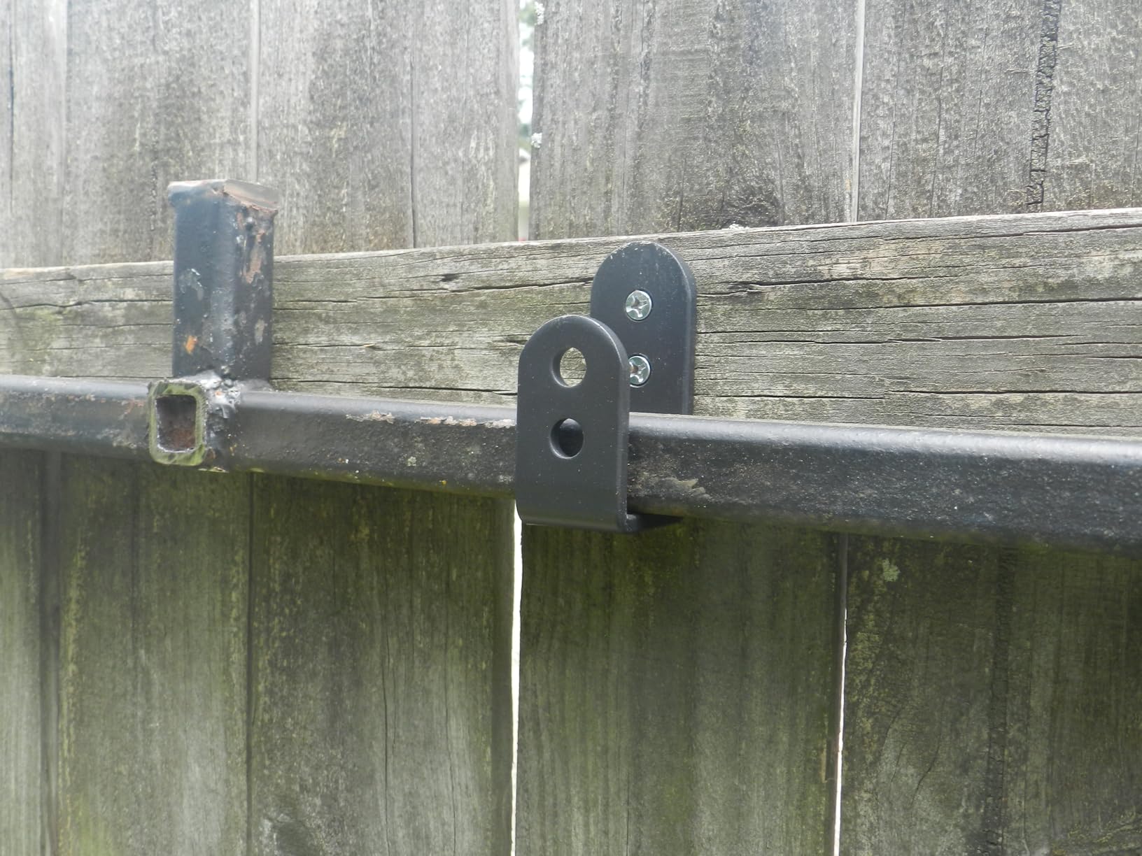 Heavy Duty 2x4 Door Barricade Brackets for Home, Barn, Shed, Garage, Gate customer photo 2