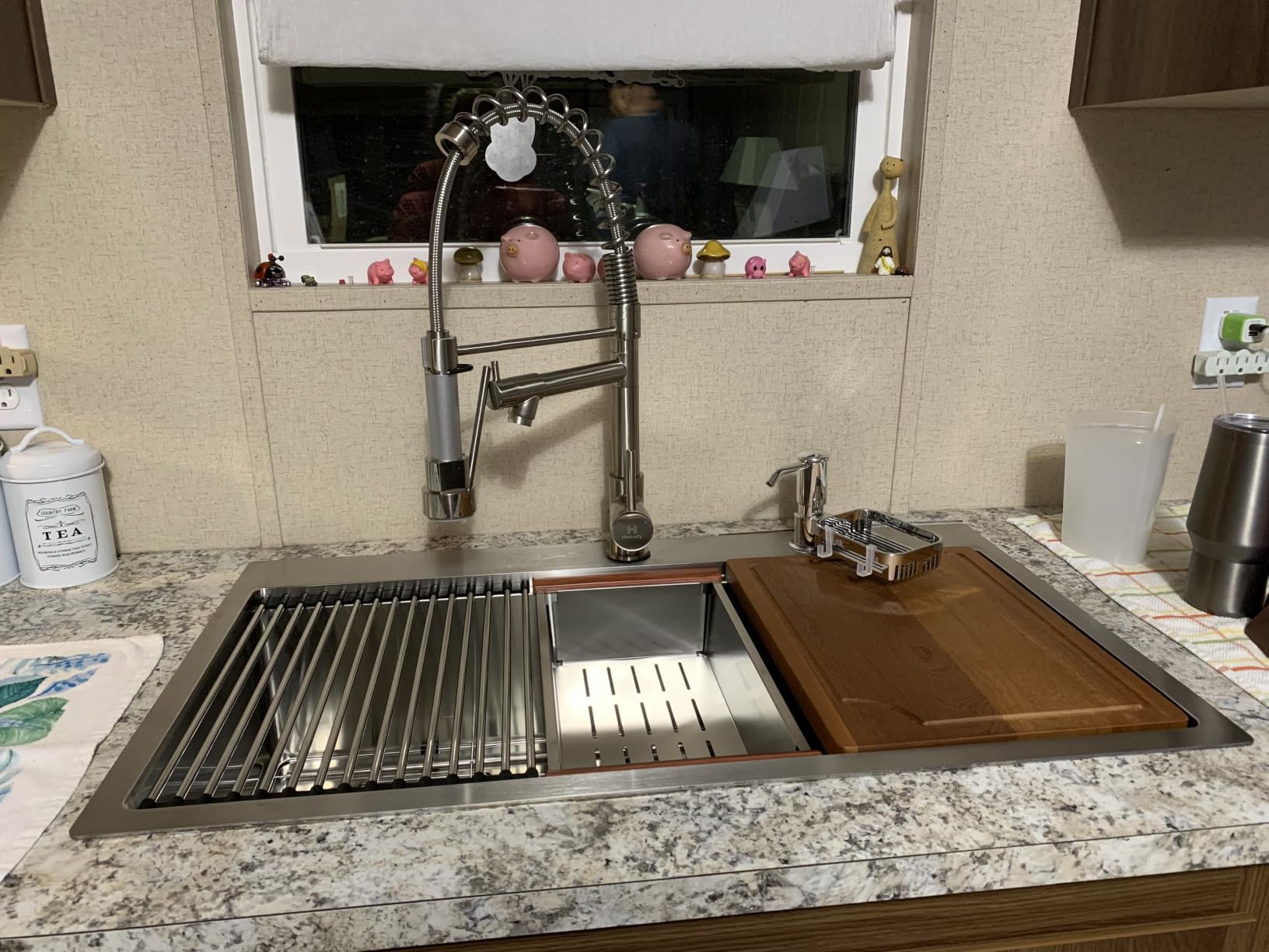 Logmey 25x22 Drop In Laundry Sink customer photo 2
