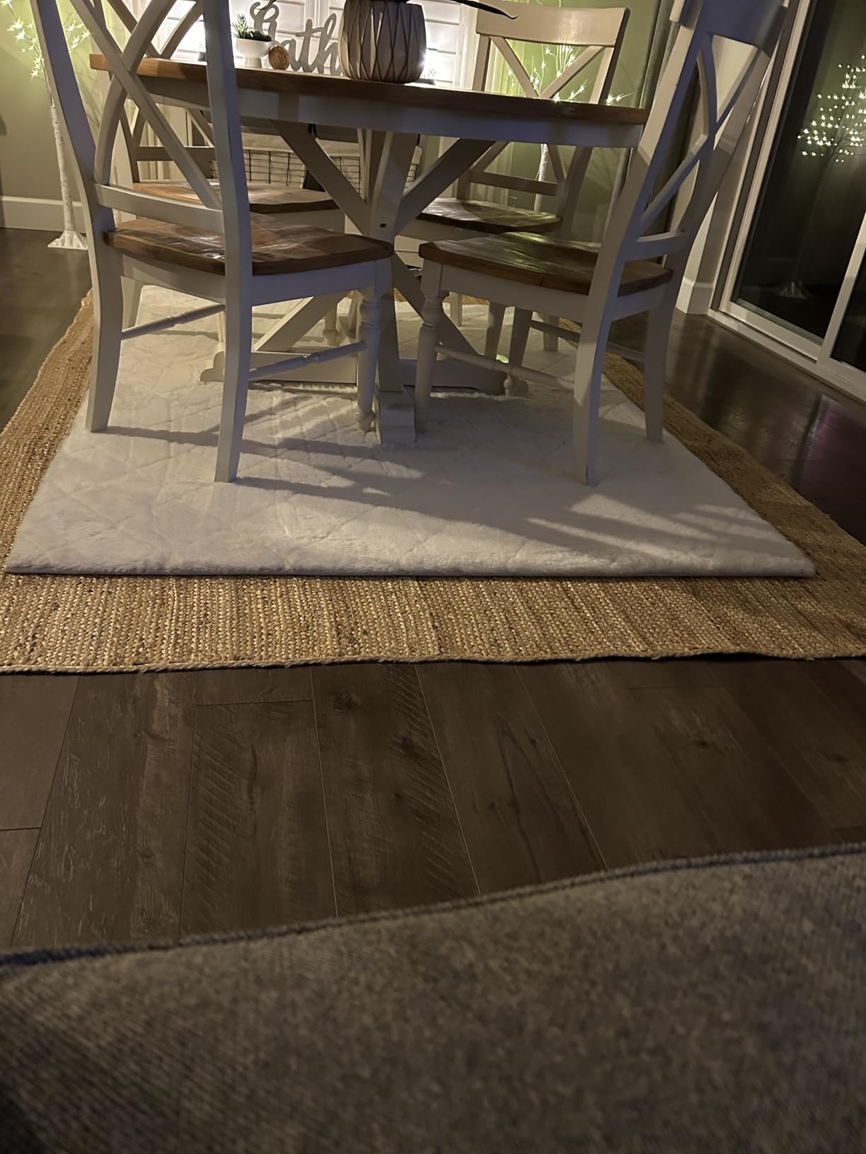 Hausattire Jute Braided Woven Kitchen Rug 2x3 Feet - Natural customer photo 2