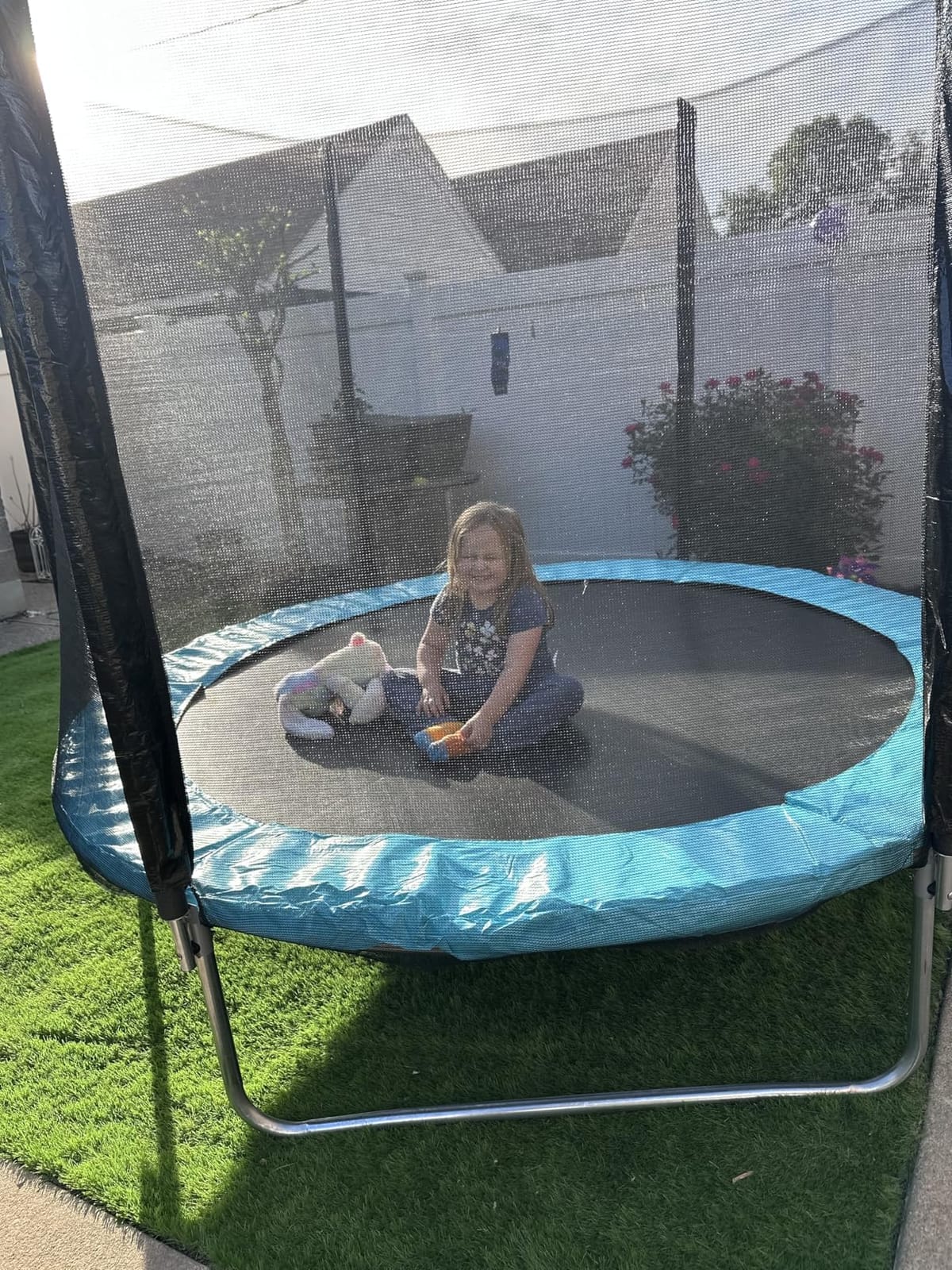 AOTOB Trampoline with Net for Kids Outdoor 8 10 12 14 15FT ASTM 400LBS customer photo 1