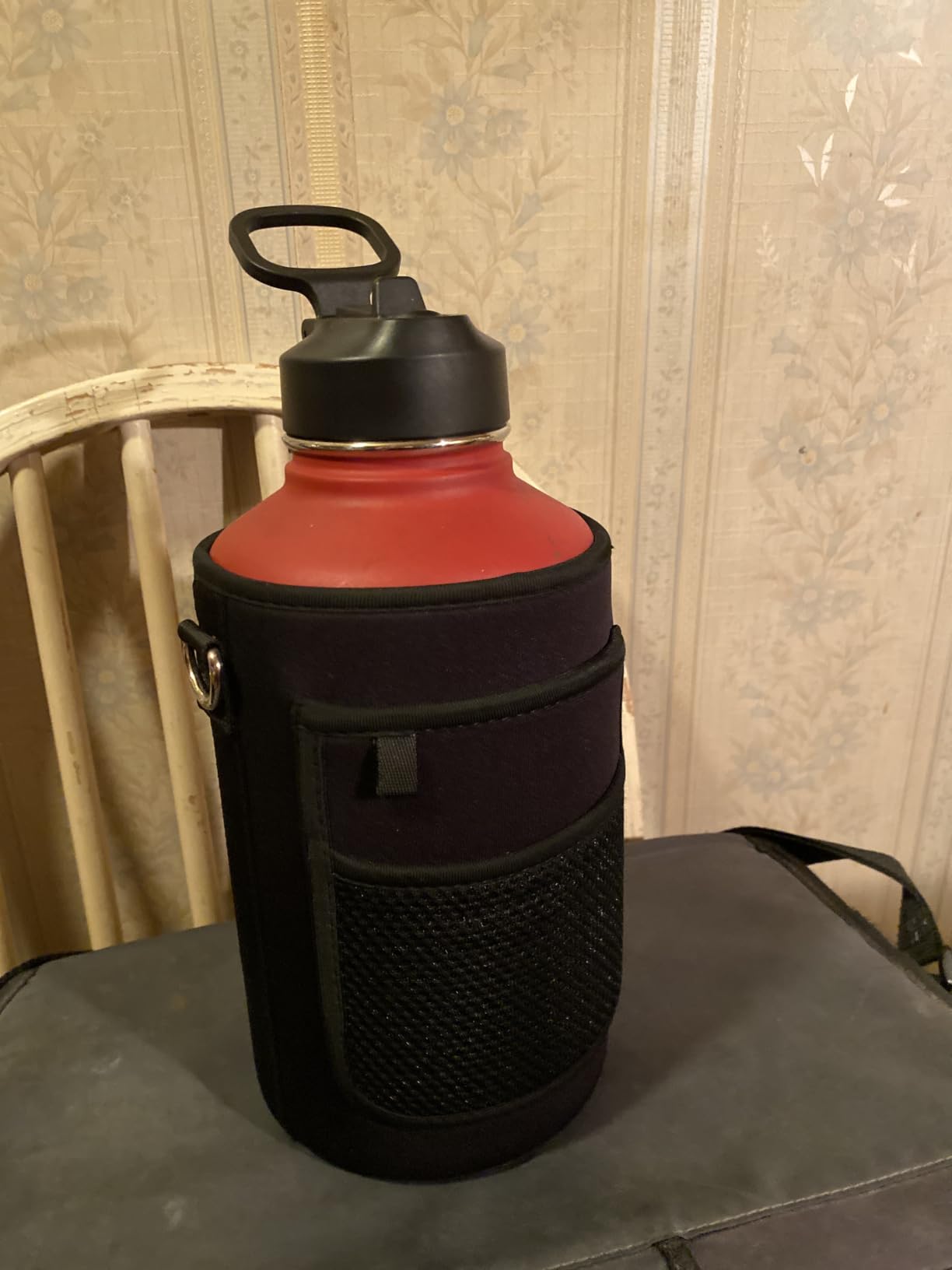 Coolflask 40 oz Water Bottle Insulated with Straw & 3 Leakproof Lids customer photo 1