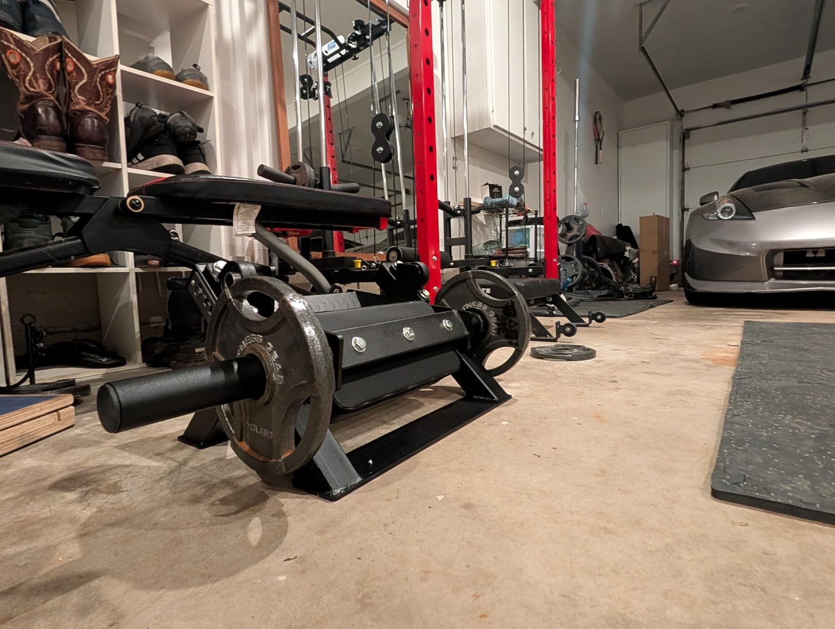 Titan Fitness Plate-Loaded Tibia Dorsi Calf Machine, Rated 200 LB, Fits Olympic-Sized Change Plates, Flexion Lower Body Training Calf Raise Machine, Leg Day Essential Tibia Isolation customer photo 1
