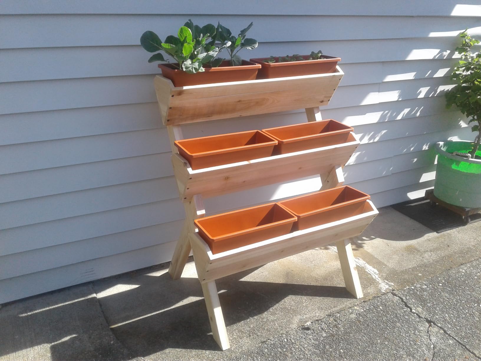 Window Box Planter,7 Pack Plastic Vegetable Flower Planters Boxes customer photo 1