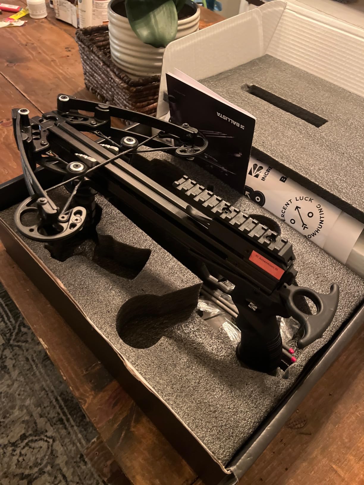 BALLISTA BAT Compound Crossbow for Hunting, Bowfishing and Target, 300 FPS customer photo 1