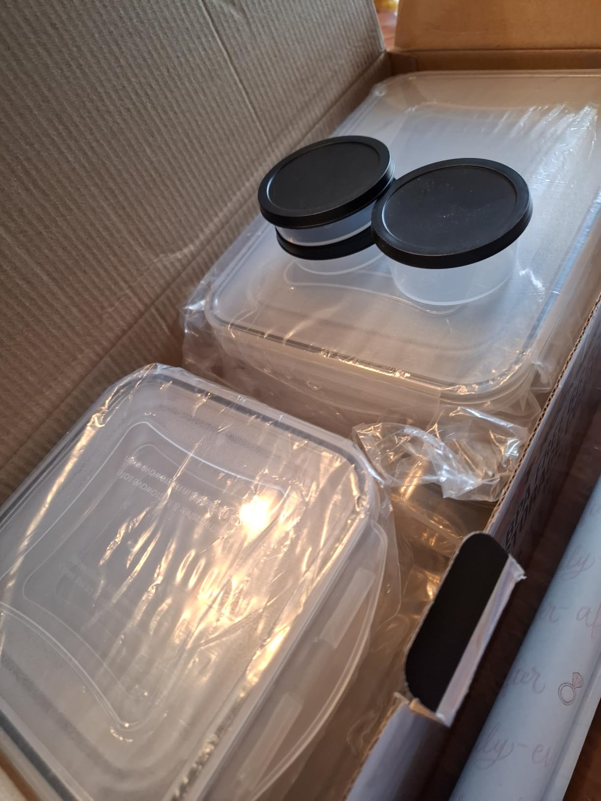 RockBerry 50 Pcs Large Food Storage Containers with Lids Airtight-85 OZ to small Containers-Total 526OZ Stackable Kitchen Set -BPA Free Leak proof containers- Freezer Microwave safe customer photo 1