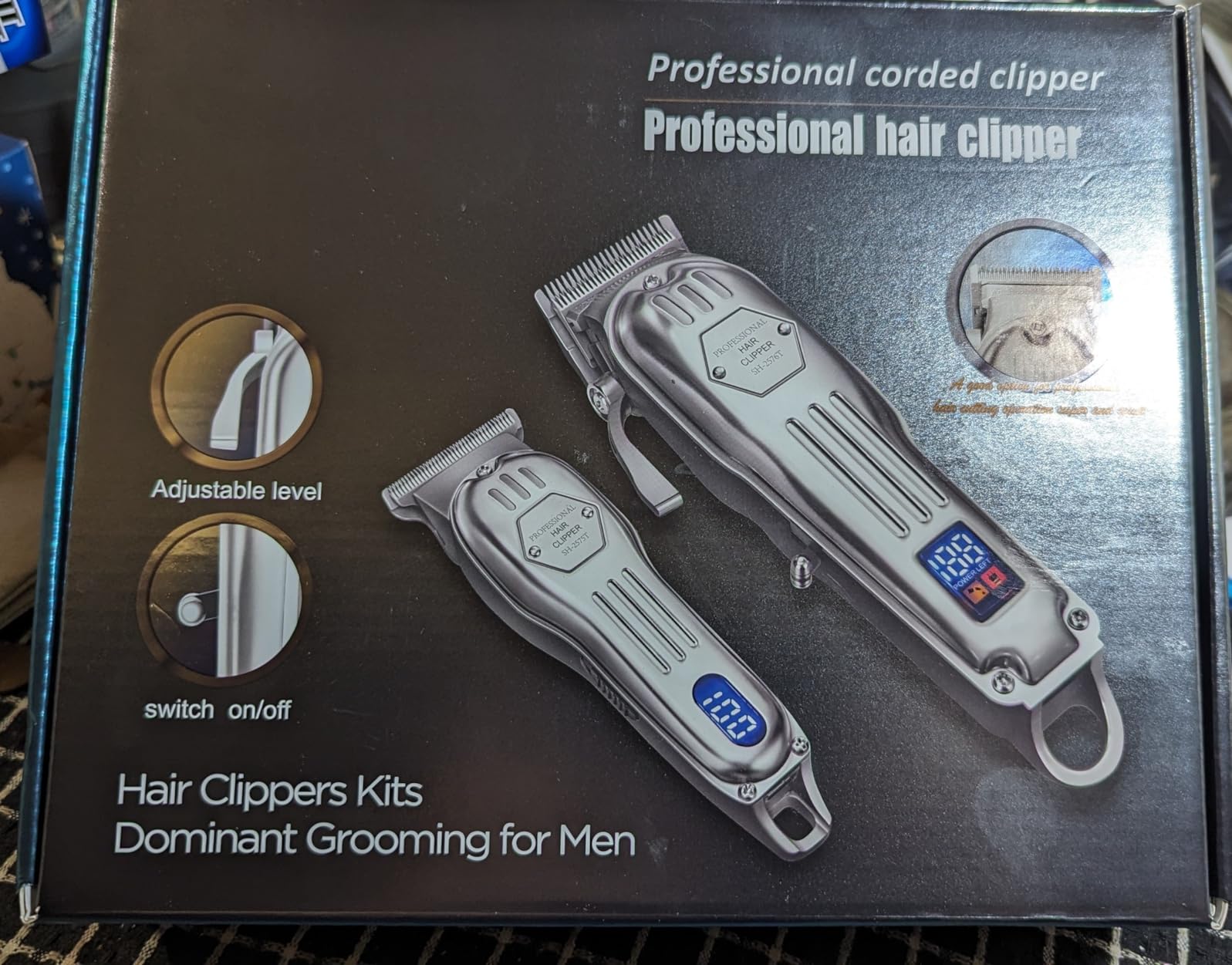 KIKIDO Cordless Hair Clippers for Men Professional Home Hair Cutting Kit customer photo 1