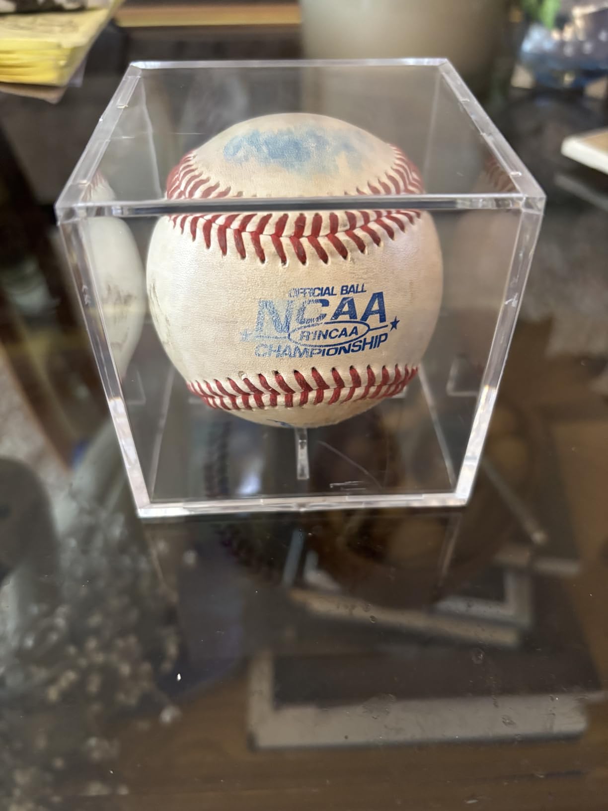 Baseball Display Case, 8-Pack Clear Acrylic Cube Holder customer photo 1