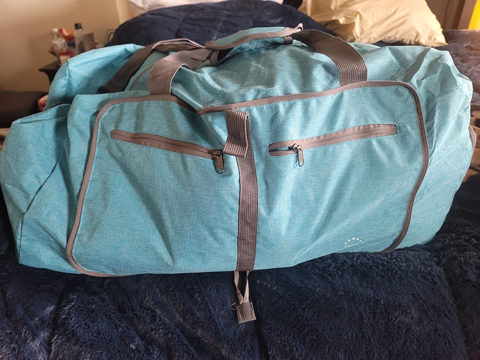 Felipe Varela Foldable Duffle Bag for Travel Weekend Overnight Gym Camping customer photo 2
