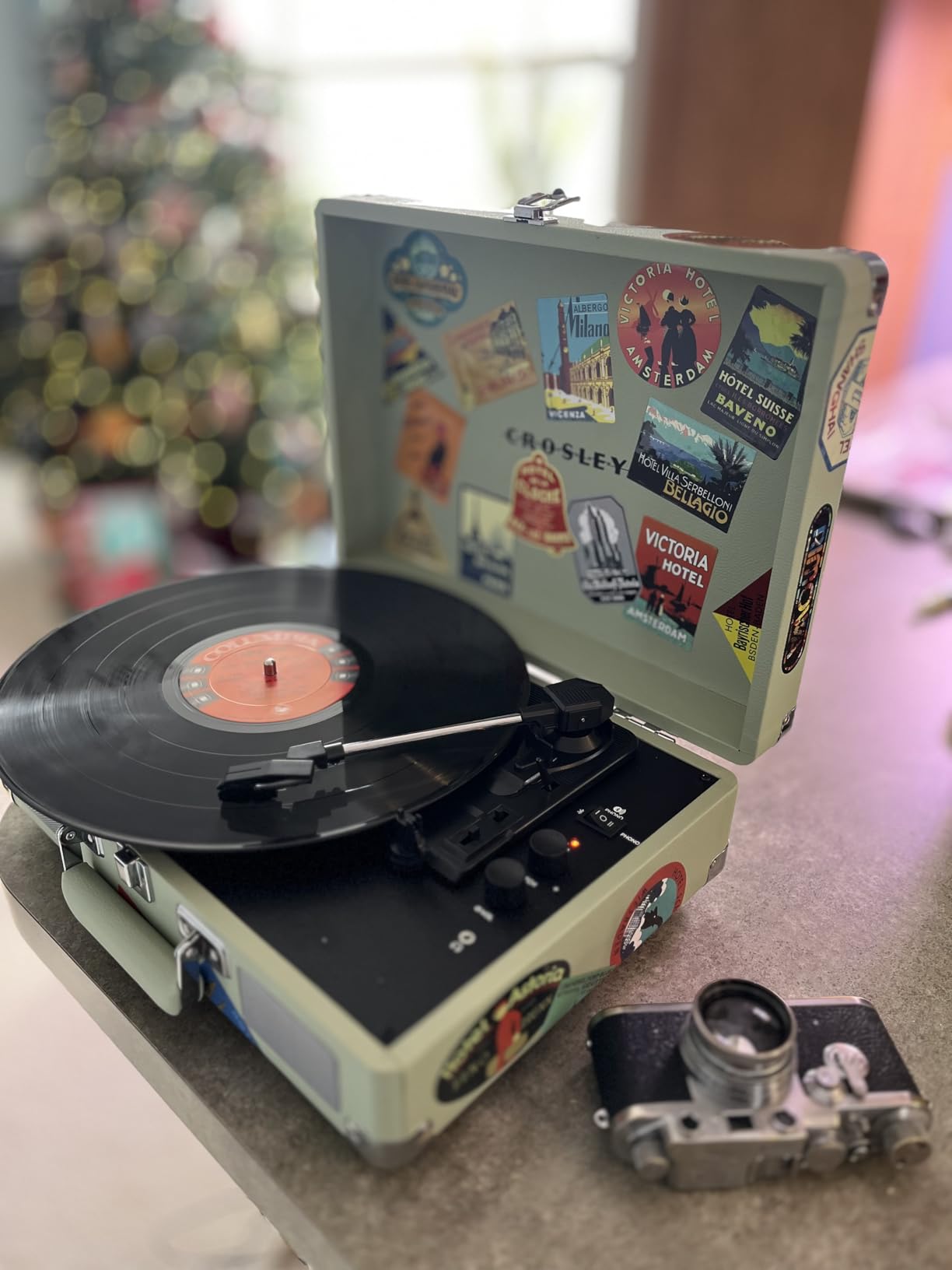 Crosley CR8005F-MT Cruiser Plus Record Player, Mint customer photo 1