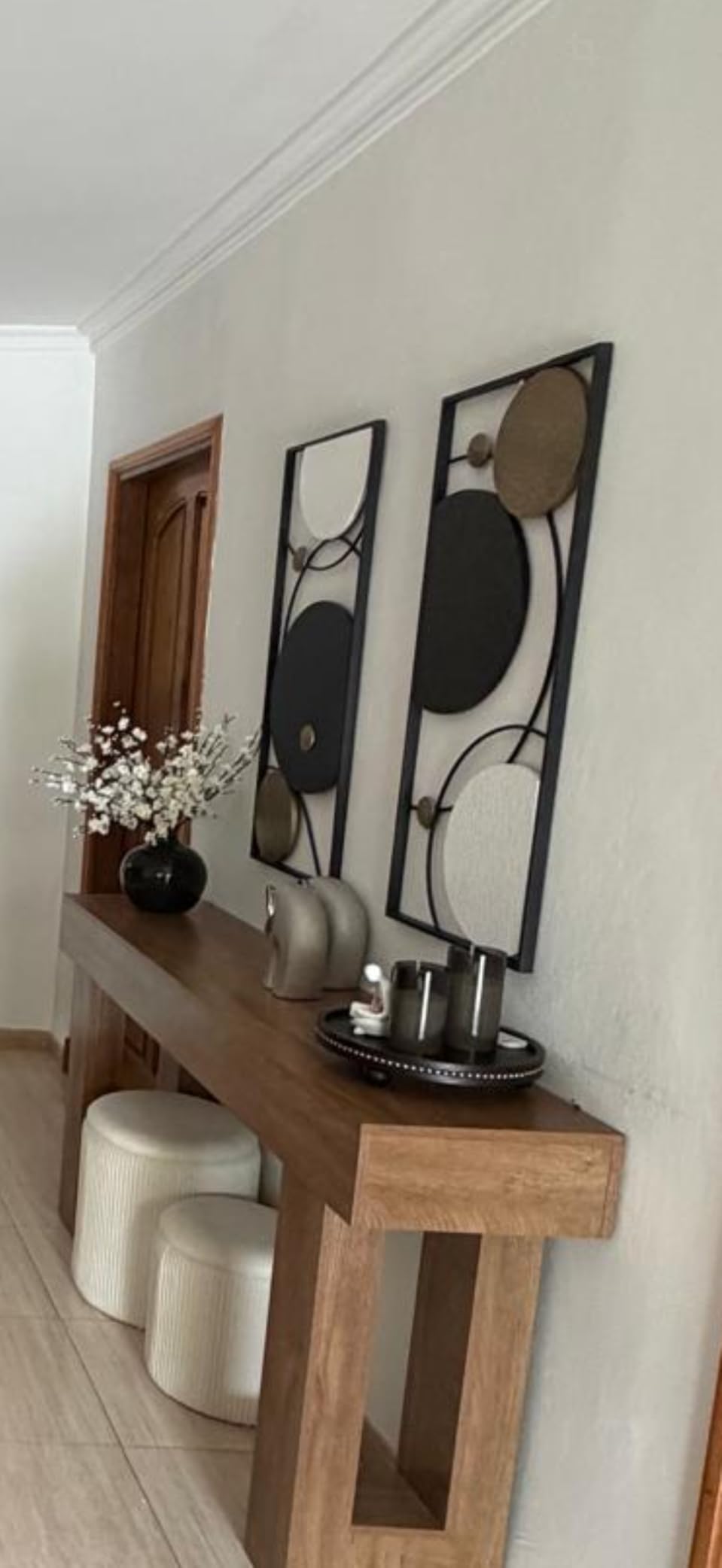 LuxenHome Metal Wall Decor, 36