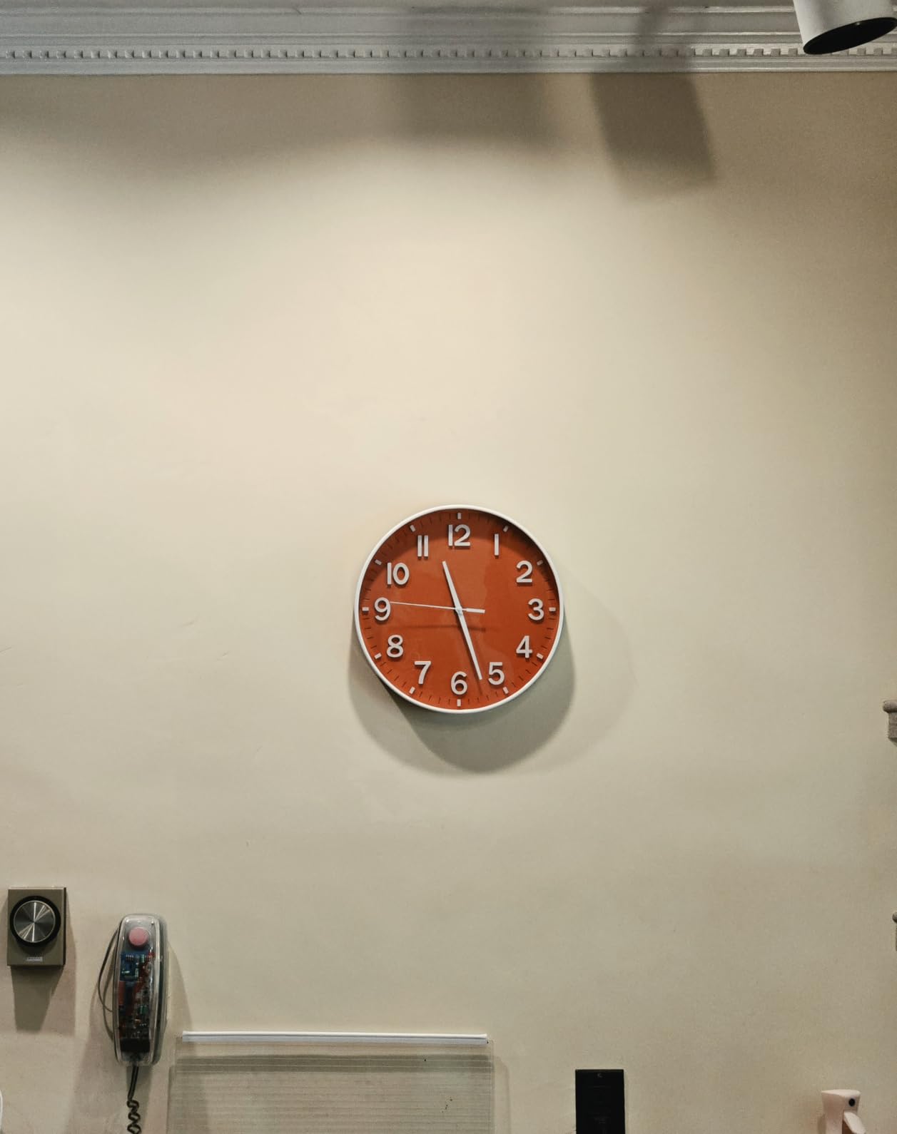 HZDHCLH 12 Inch Silent Wall Clock Battery Operated Non Ticking Olive Green customer photo 1