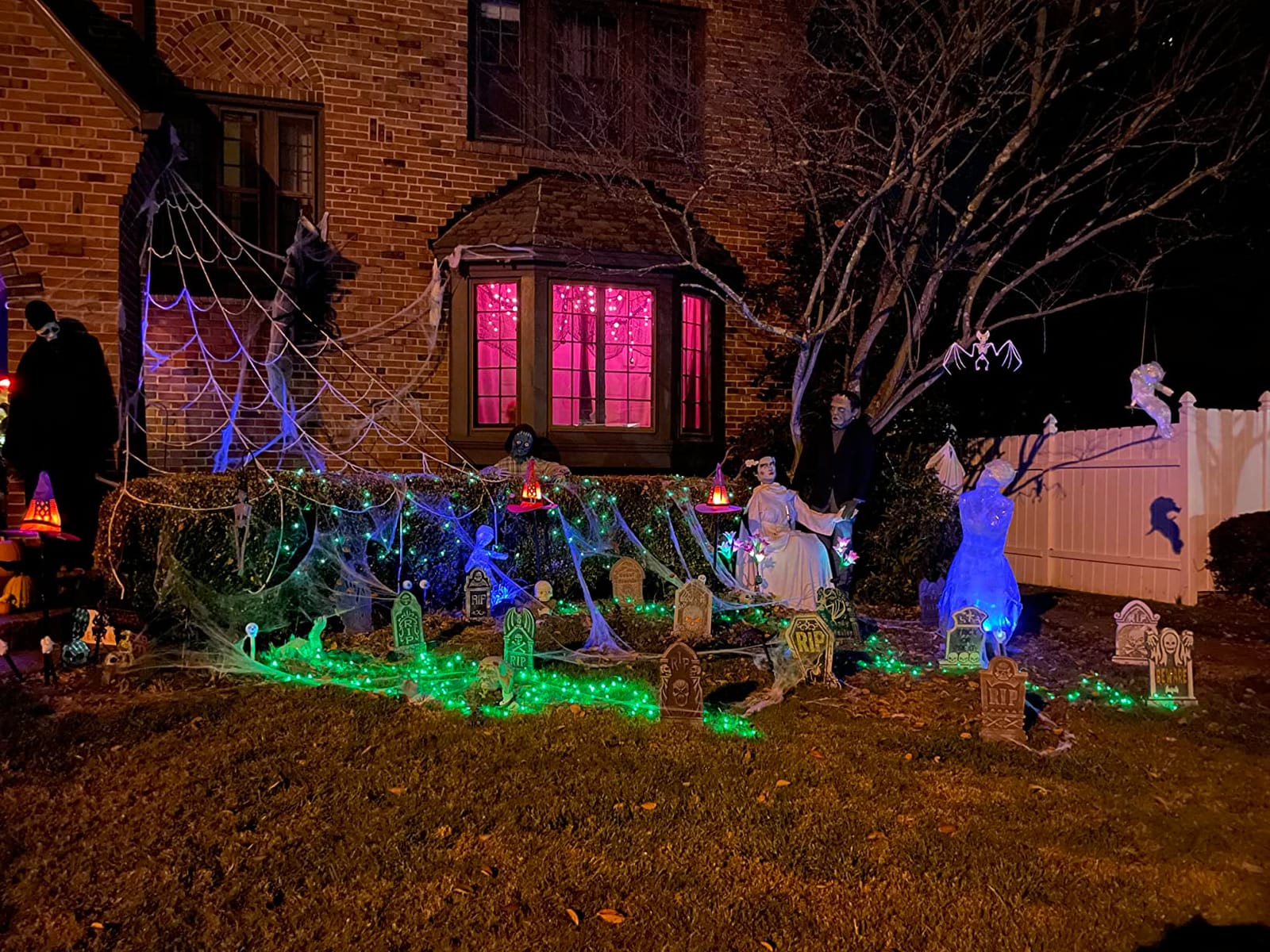 Dazzle Bright 2 Pack Solar String Lights Outdoor, Total 80FT 240LED Solar Powered Waterproof Fairy Lights 8 Modes, Copper Wire Lights for Christmas Patio Party Tree Yard Decoration (White) customer photo 1
