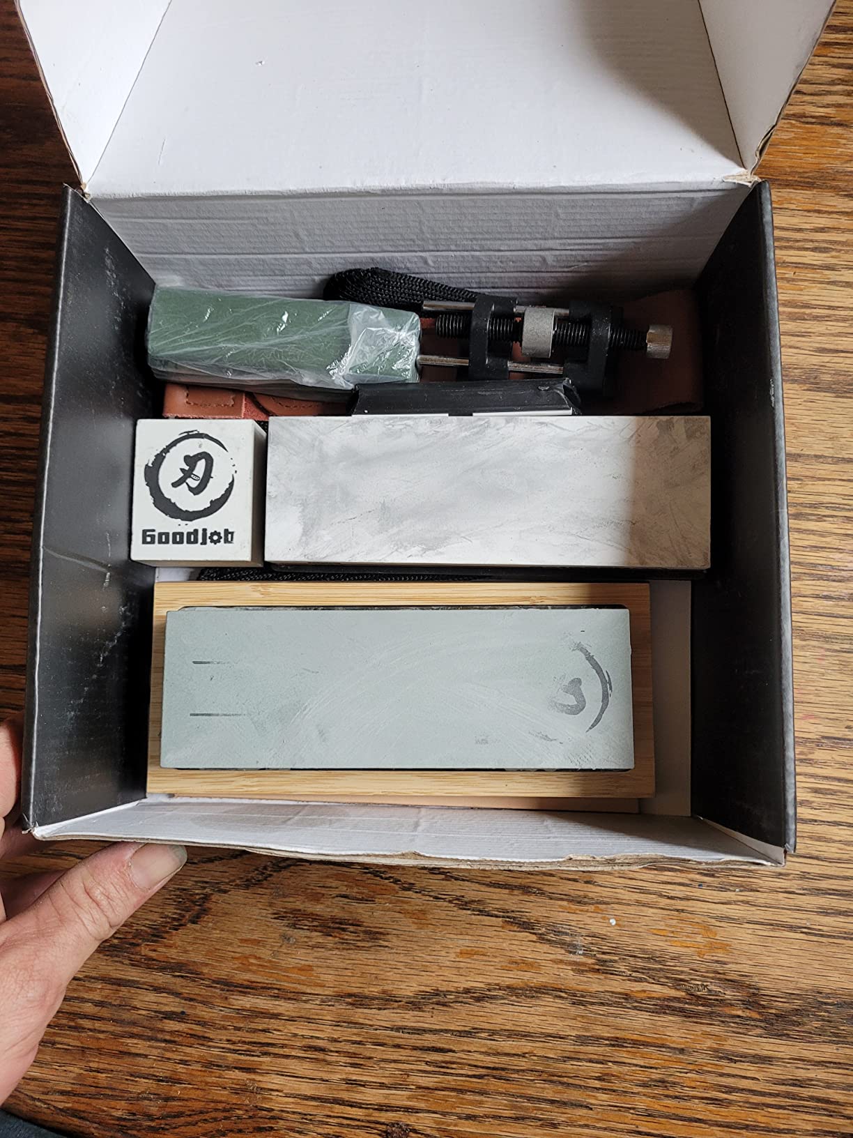 Complete Knife Sharpening Stone Kit, Double-Sided Grit400/1000 & 3000/8000 customer photo 1
