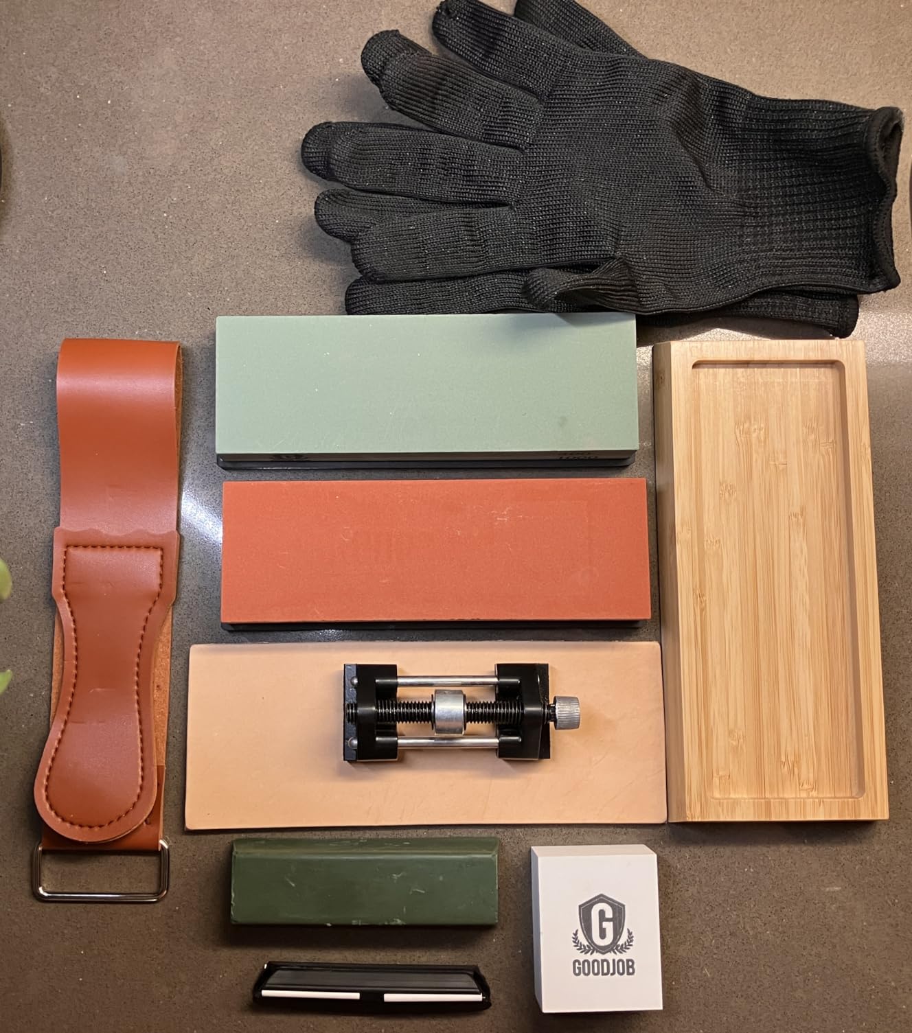 Complete Knife Sharpening Stone Kit, Double-Sided Grit400/1000 & 3000/8000 customer photo 2