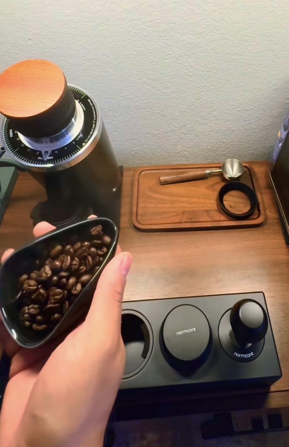 MiiCoffee DF64 II Single Dosing Coffee Grinder (Black) customer photo 1