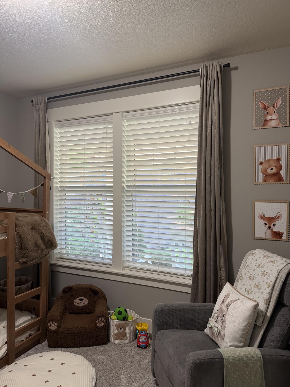 StangH Gold Brown Velvet Curtains for Living Room Boho, W52 x L84, 2 Panels customer photo 1