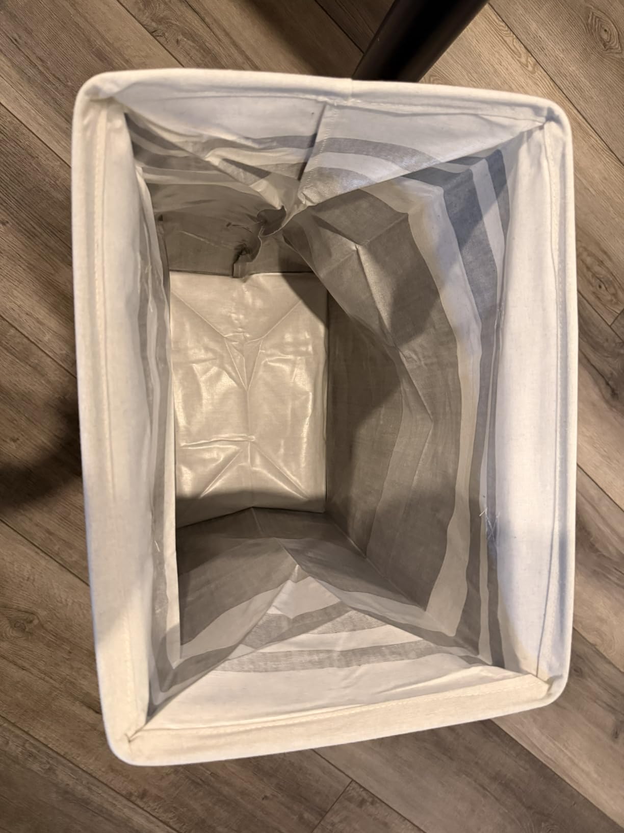 HomeHacks 2 Pack Large Laundry Baskets, Laundry Hampers Bags (Grey 75Lx2) customer photo 2