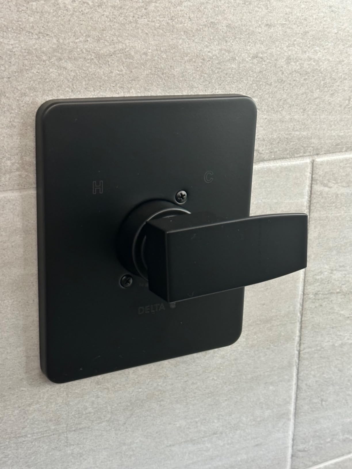 Delta Modern 14 Series Shower Faucet Set, Matte Black Shower Head and Handle Set, Valve Trim Kit, Matte Black T14267-BL-PP (Valve Not Included) customer photo 2
