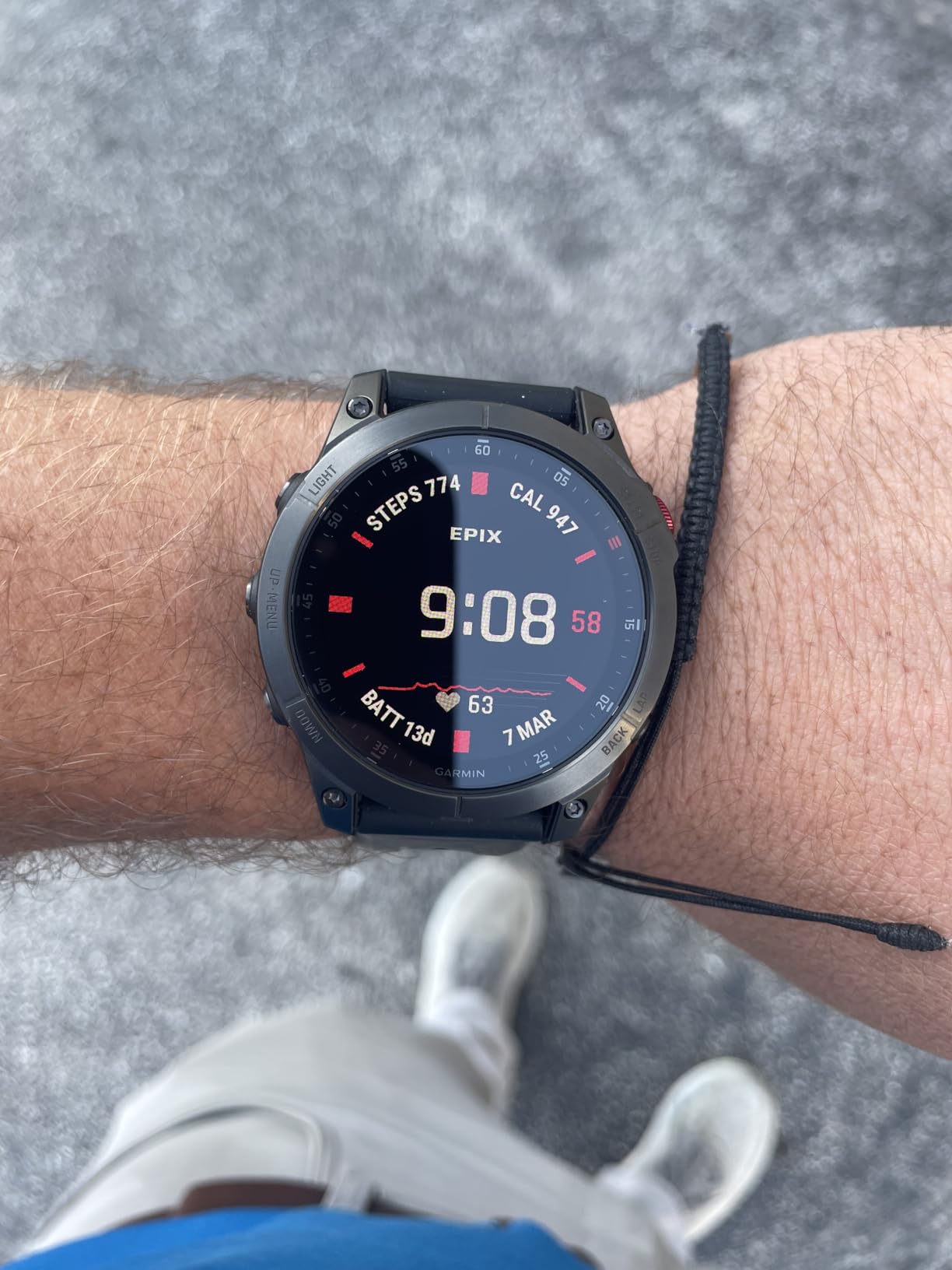 Garmin epix Gen 2, Premium Active smartwatch, Touchscreen AMOLED Display, Adventure Watch with Advanced Features, Slate Steel customer photo 1