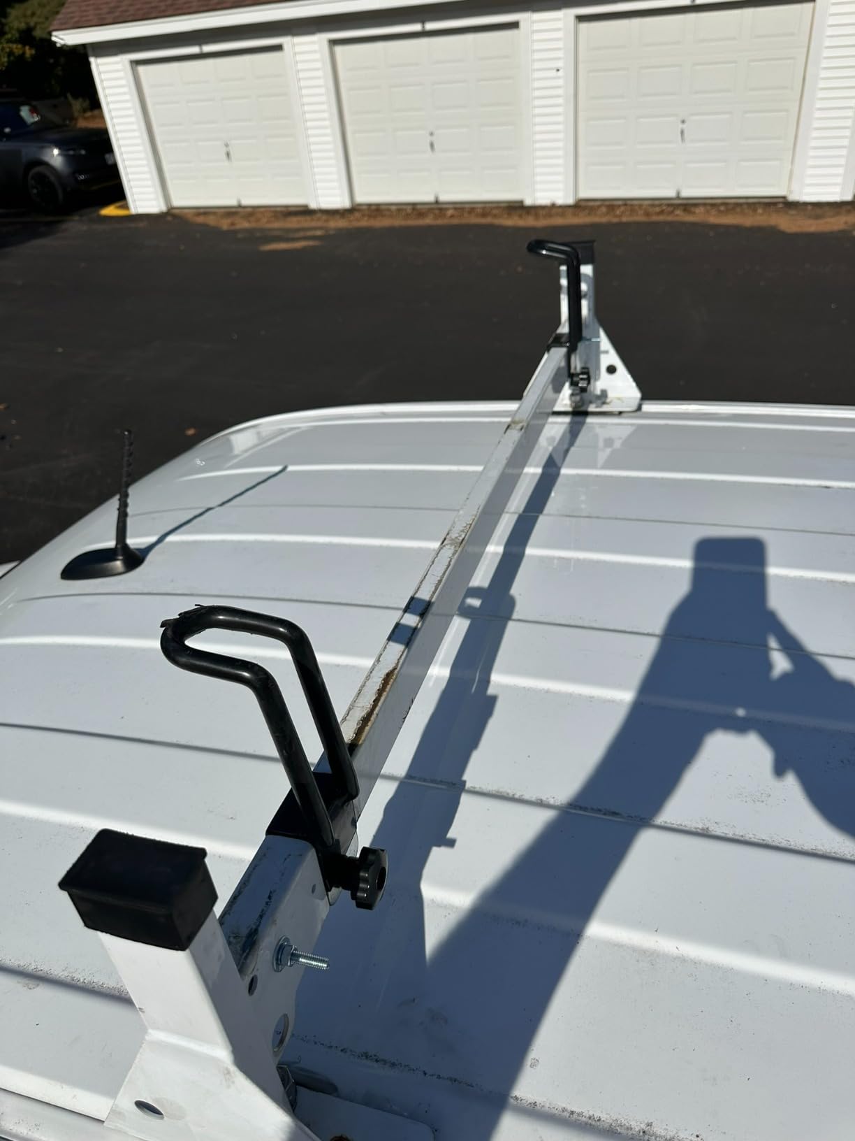MELIPRON Van Roof Ladder Rack Fit for Ford Transit, 800 lbs Capacity | Fit for 2015-2026 Ford Transit 150/250/350 Low/Mid/High Roof, No-Drill Steel Rack, Corrosion Resistant, Ideal for contractors customer photo 1