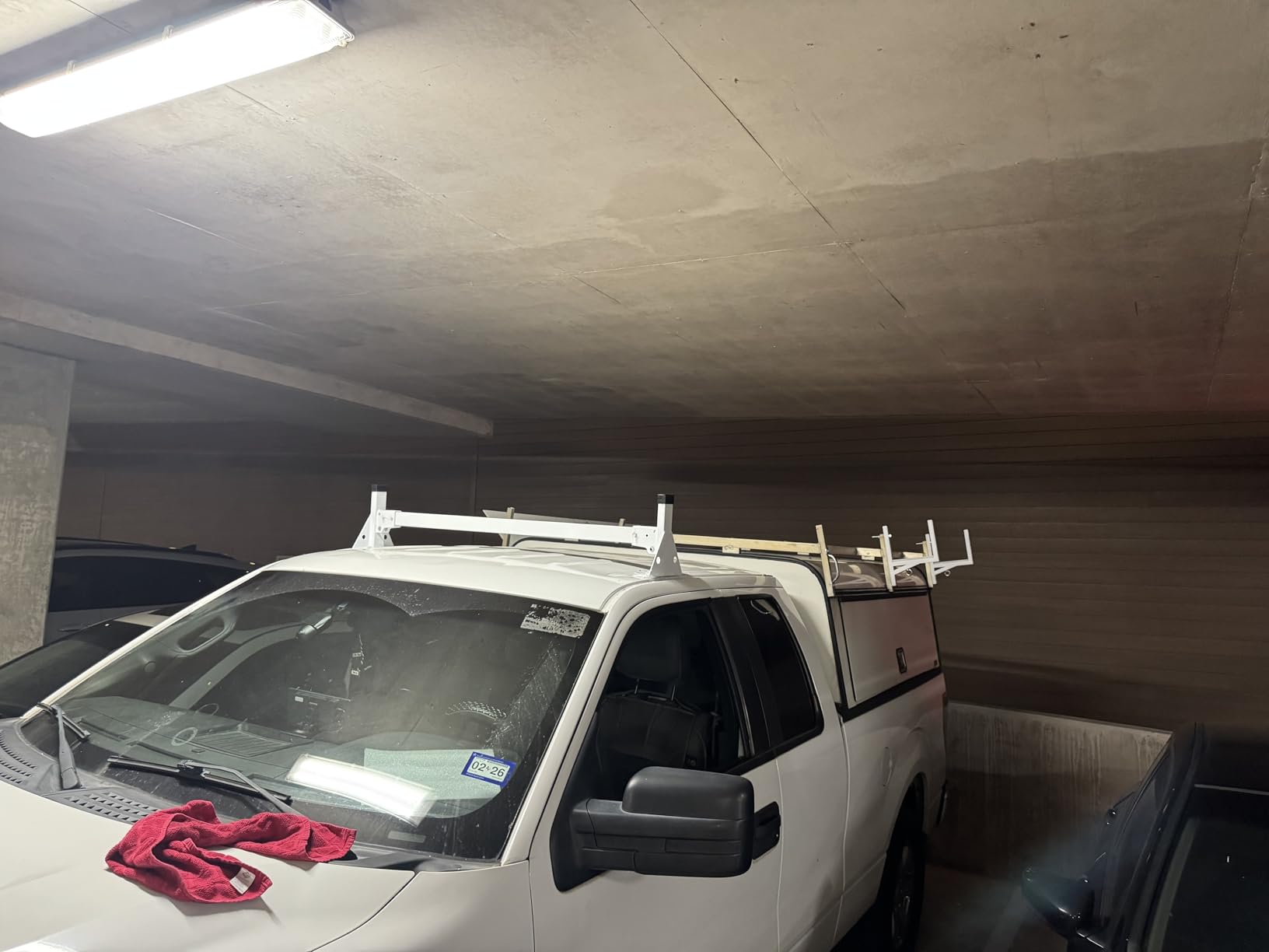 MELIPRON Van Roof Ladder Rack Fit for Ford Transit, 800 lbs Capacity | Fit for 2015-2026 Ford Transit 150/250/350 Low/Mid/High Roof, No-Drill Steel Rack, Corrosion Resistant, Ideal for contractors customer photo 2