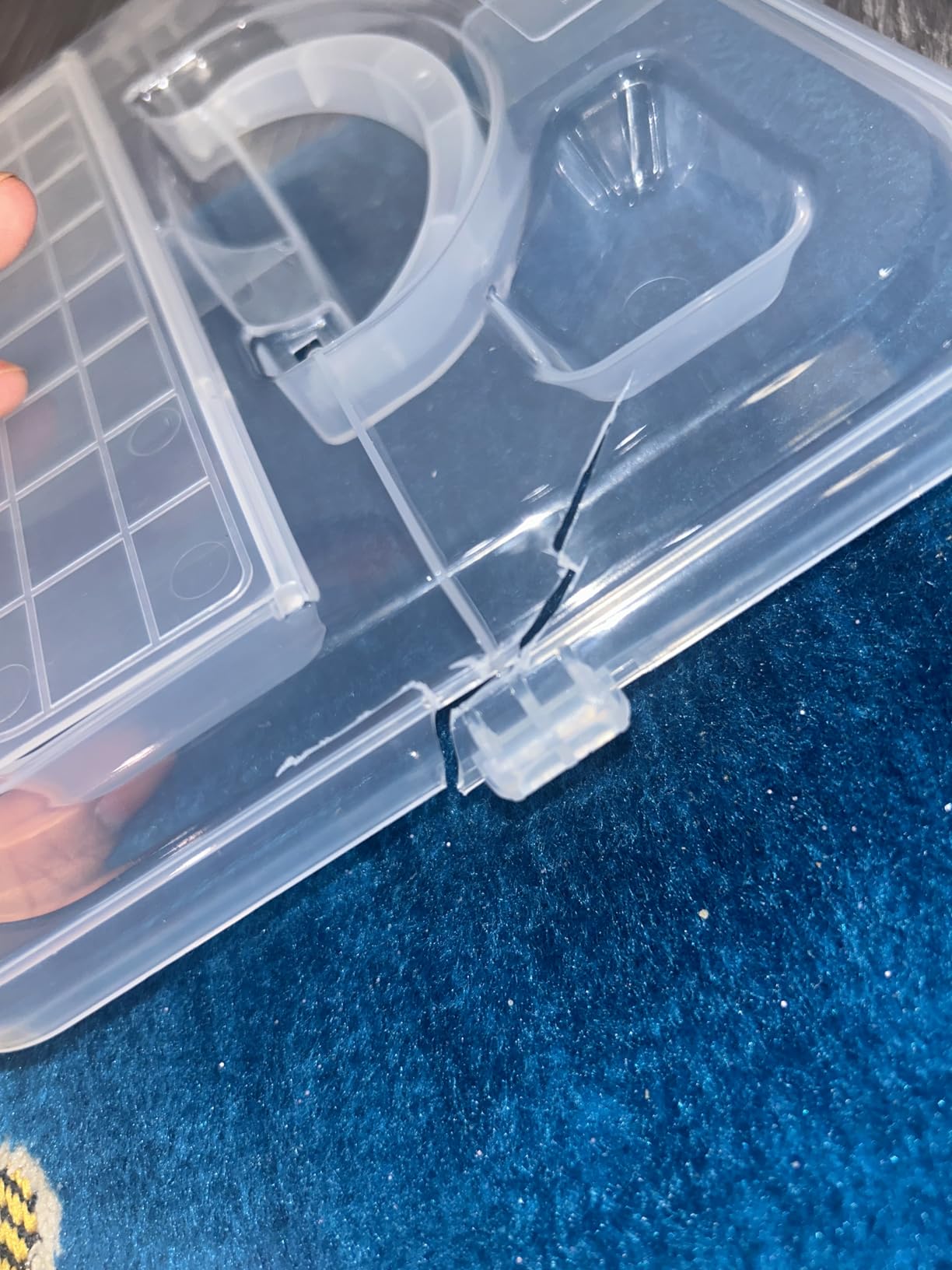 New brothread 4 Layer Stackable Clear Storage Box Organizer customer photo 1