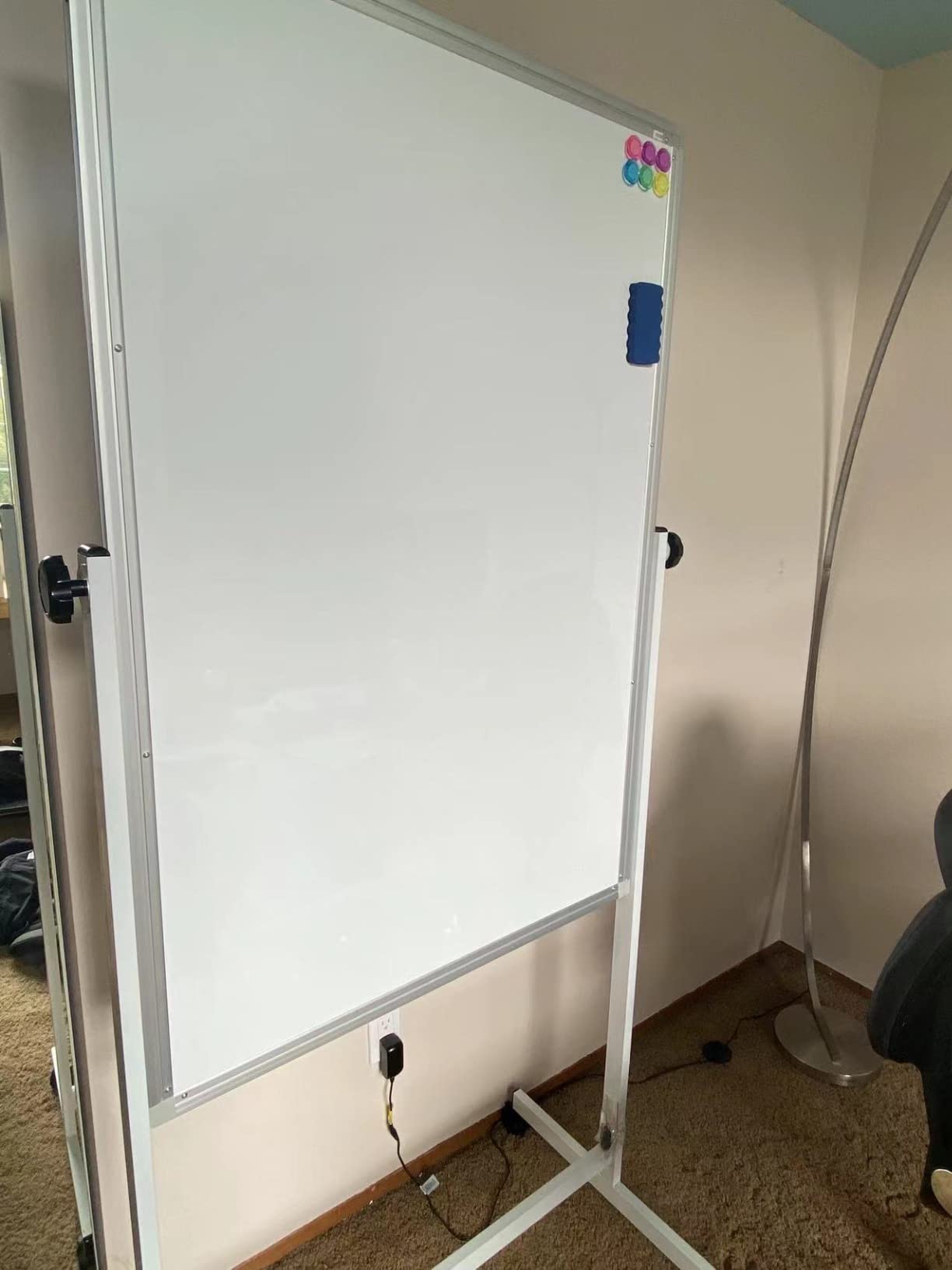 Rolling Whiteboard on Wheels 48