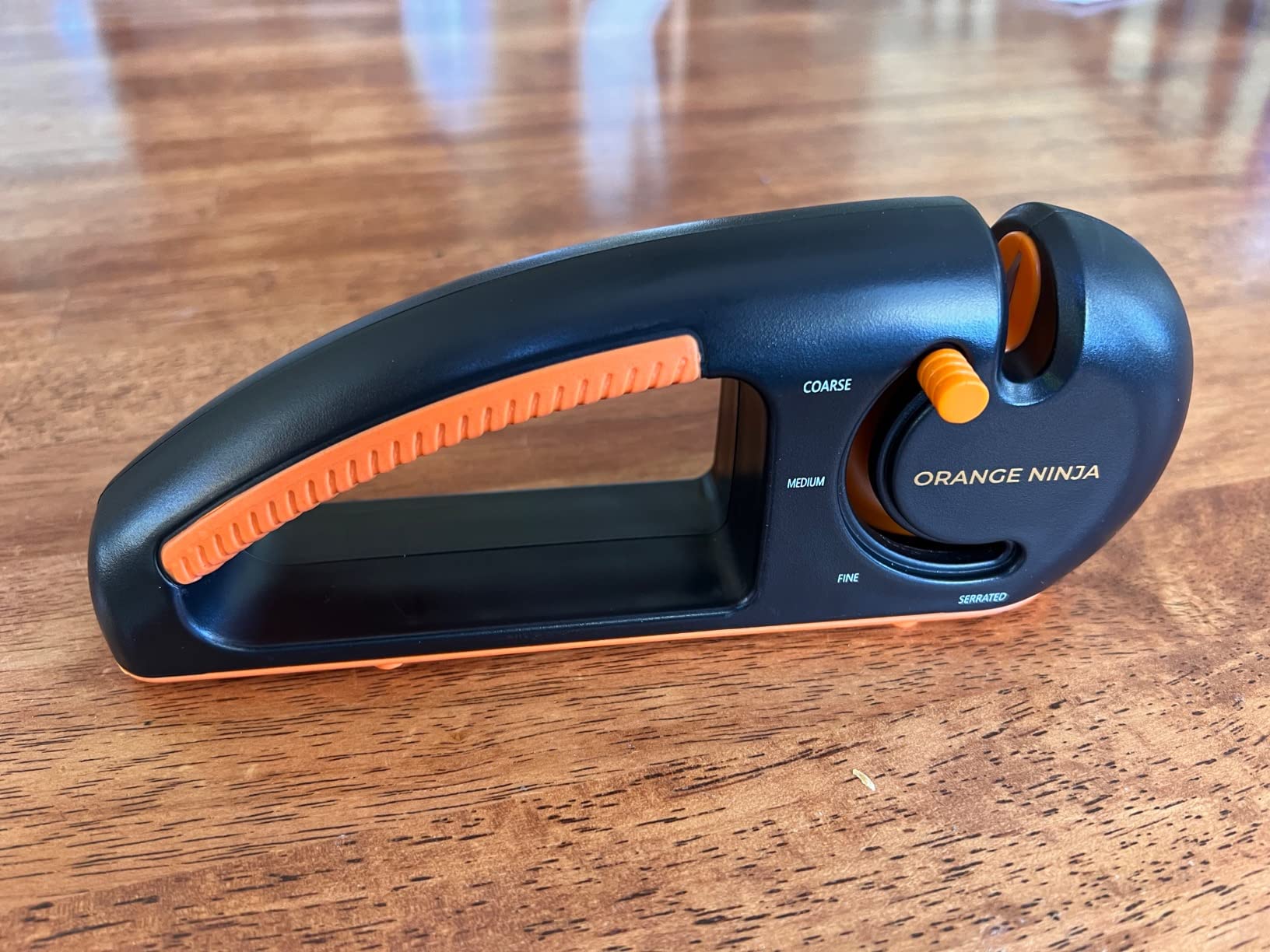 Orange Ninja Serrated & Kitchen Knife Sharpener – 4-Stage Sharpening Tool customer photo 2