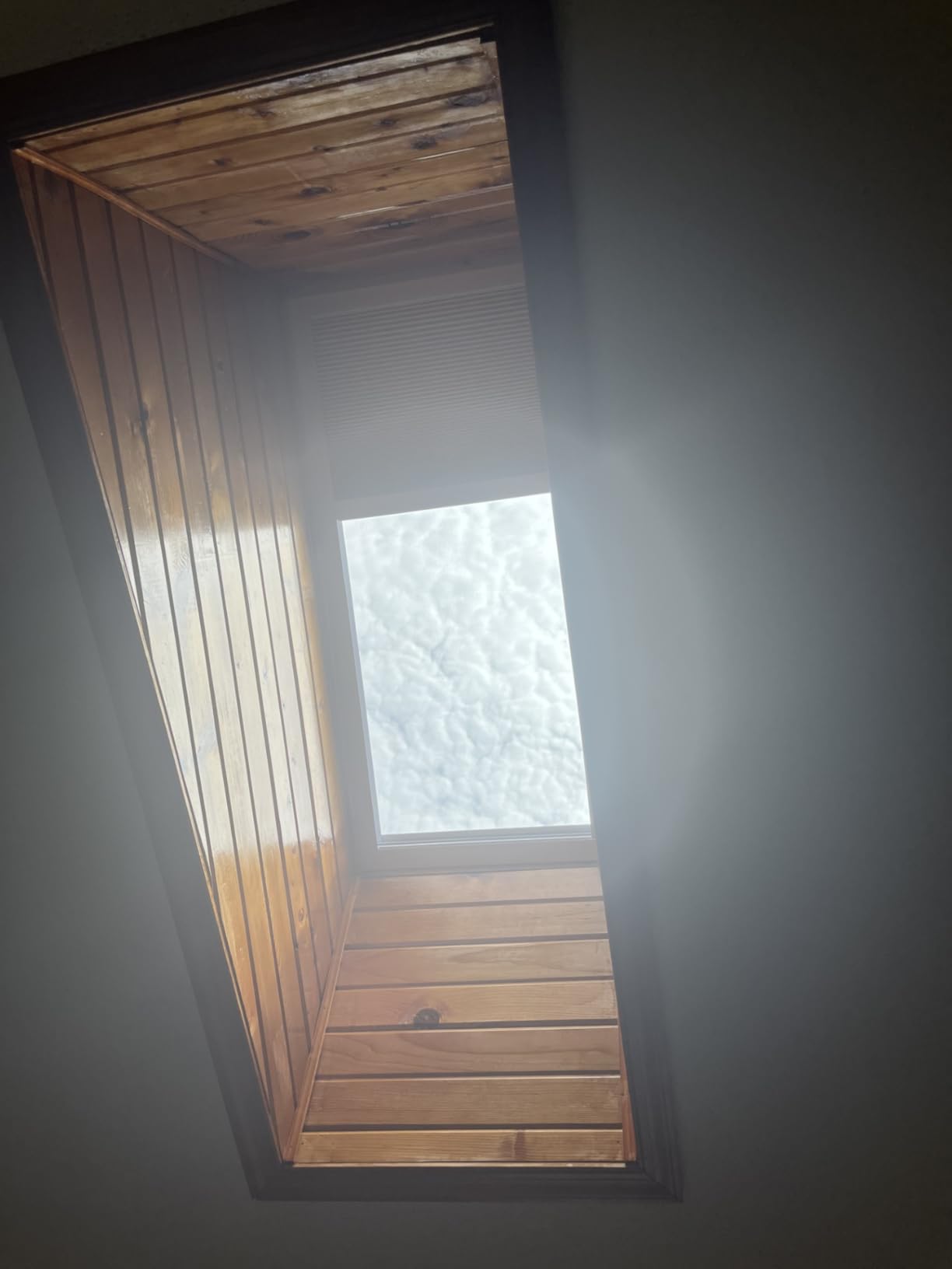 ZSHINE Motorized Blackout Skylight Cellular Shades (93021A Off White) customer photo 2