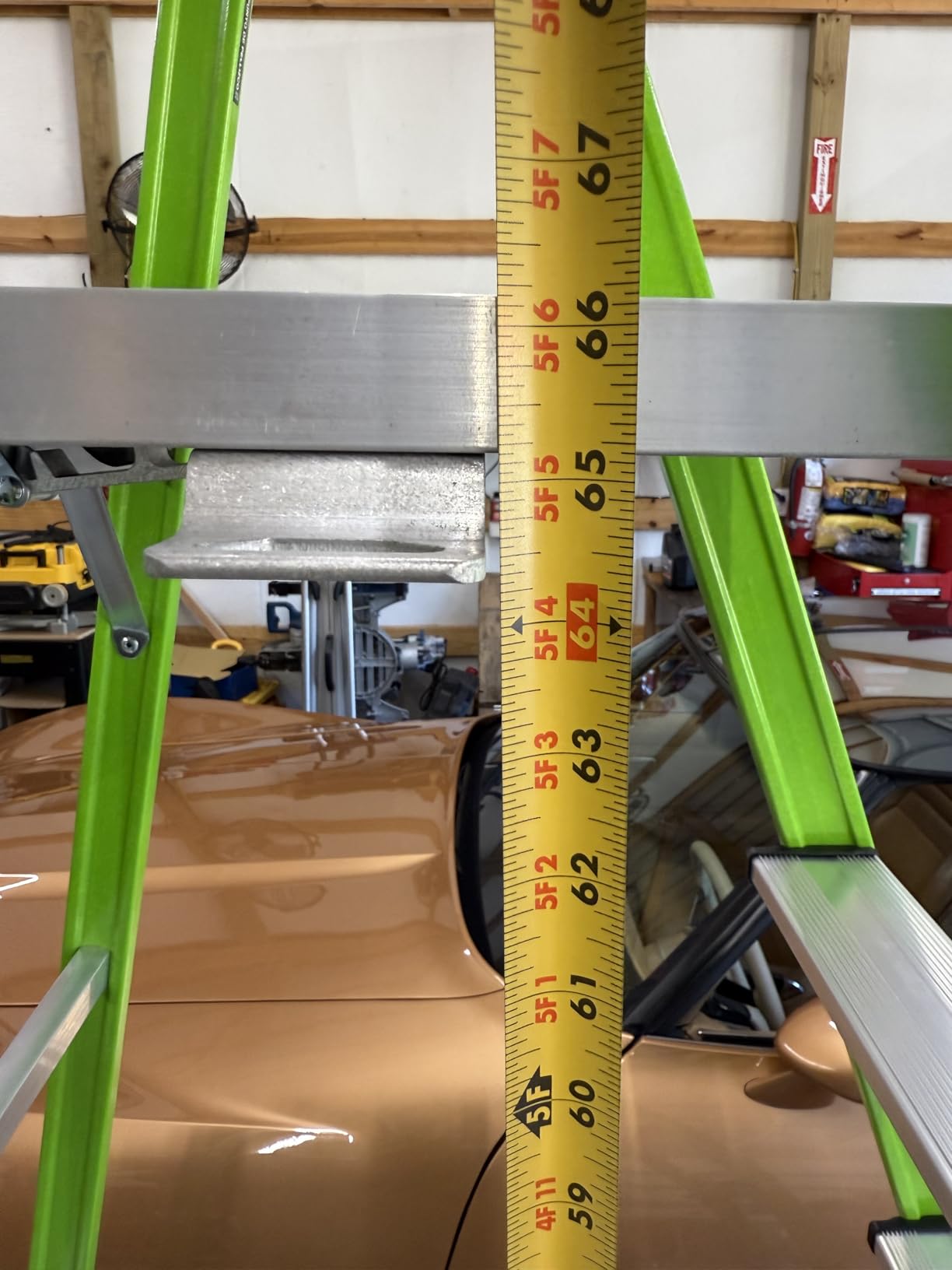 Little Giant MightyLite 5 ft Fiberglass Stepladder, Ground Cue, 15405-001 customer photo 1