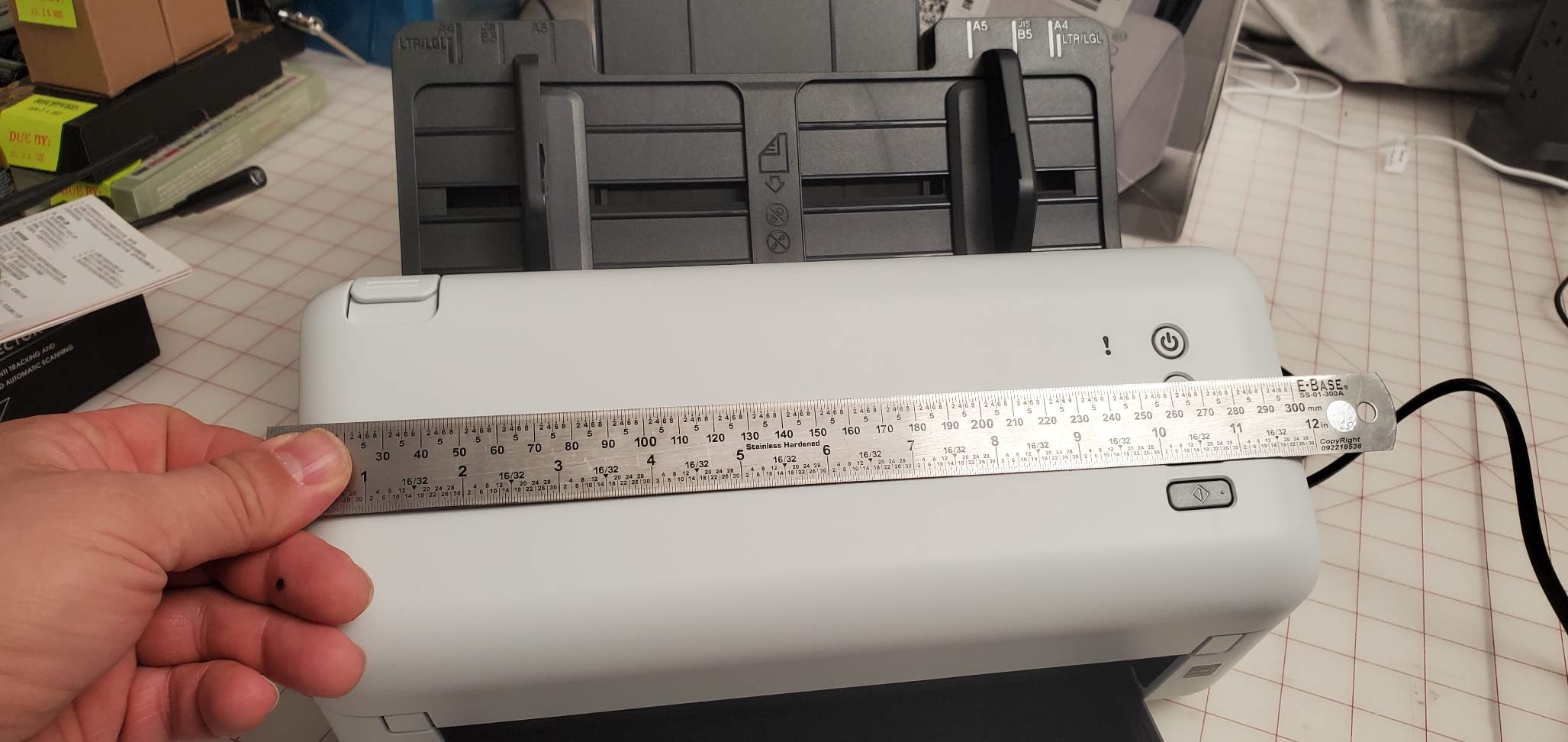 Brother ADS-3100 High-Speed Desktop Scanner | Compact with Scan Speeds of Up to 40ppm, White customer photo 2